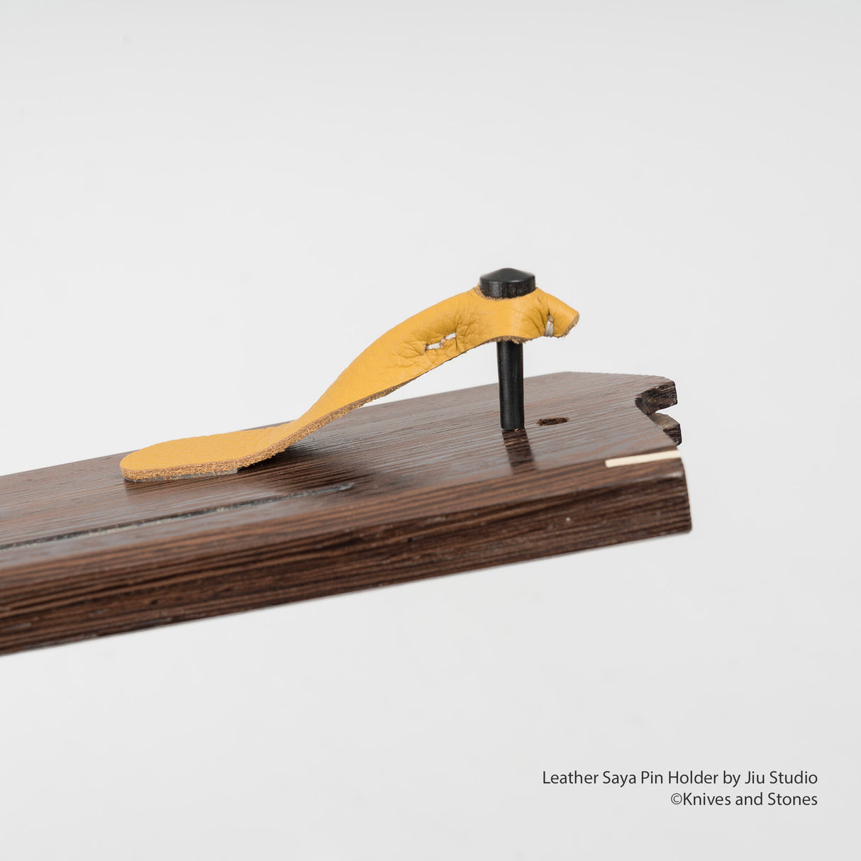 Leather Saya Pin Holder with Pin