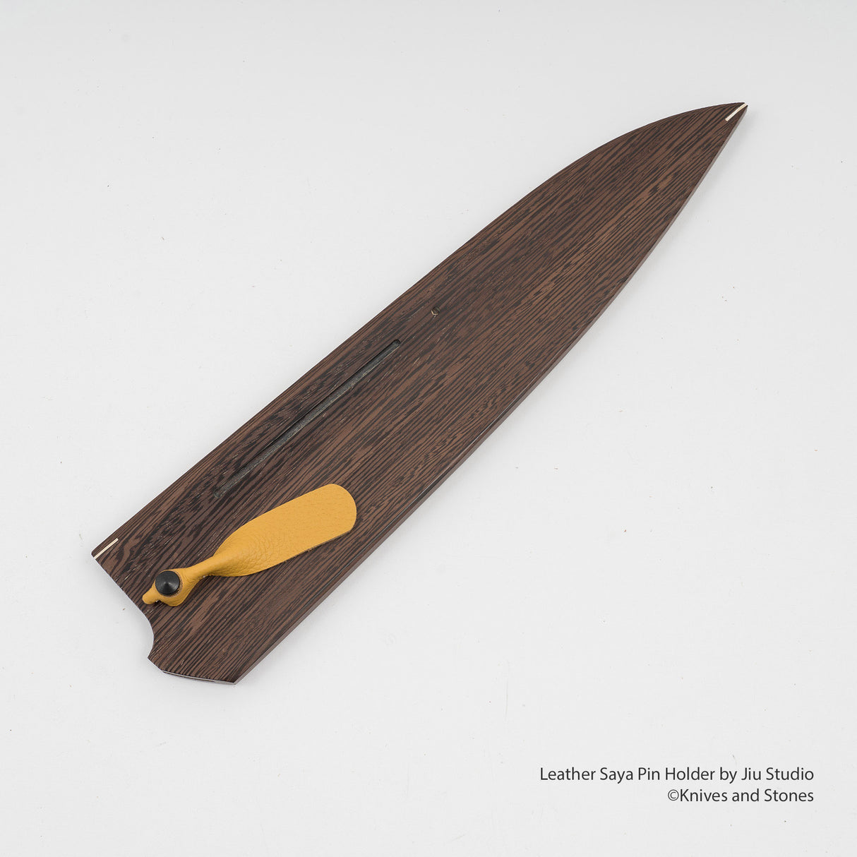 Leather Saya Pin Holder with Pin