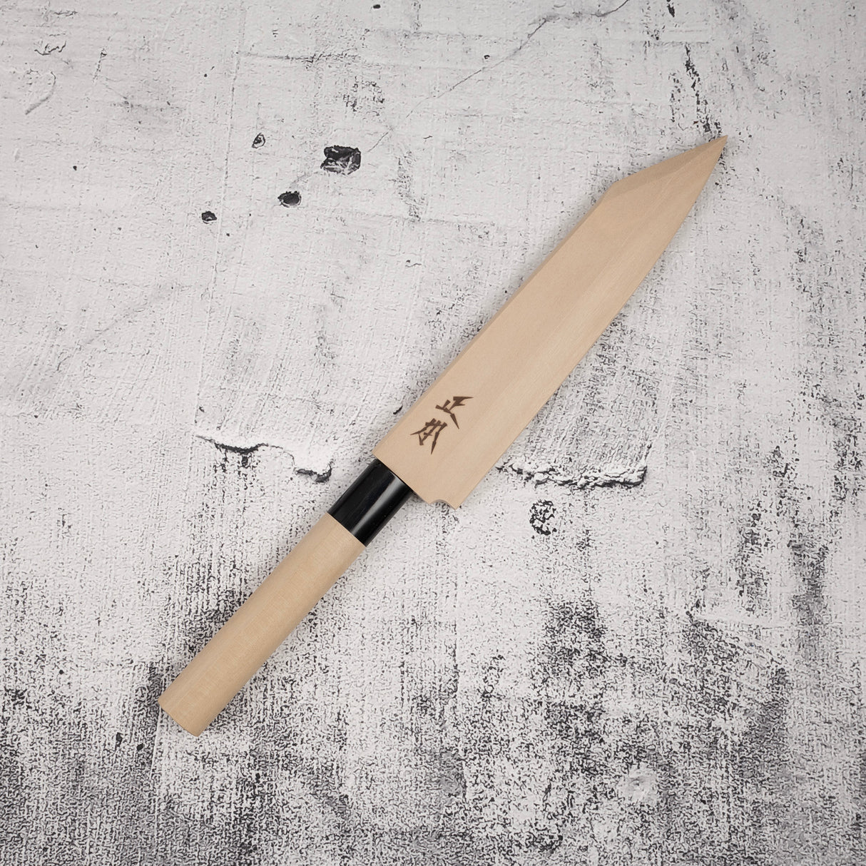 正本白二切付柳刃 165mm KS4616 附鞘