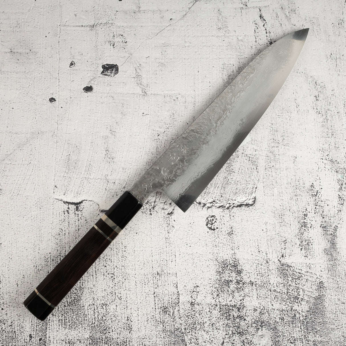 Masuda Yoshihide Blue 1 Damascus Gyuto 220mm