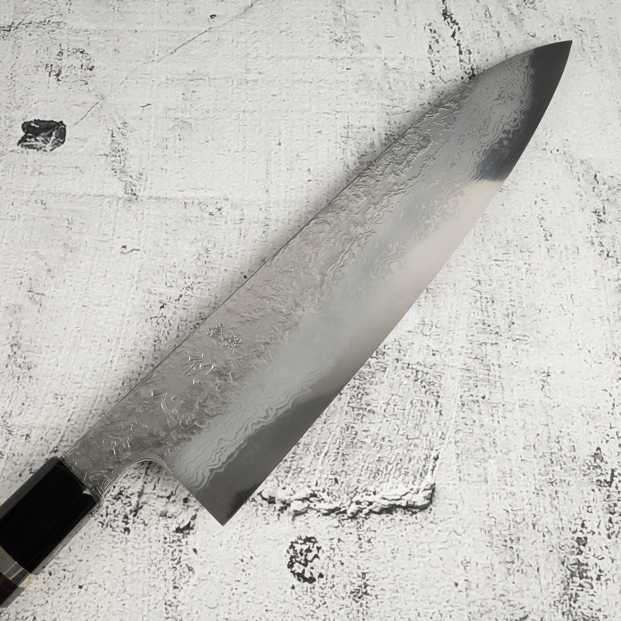 Masuda Yoshihide Blue 1 Damascus Gyuto 220mm