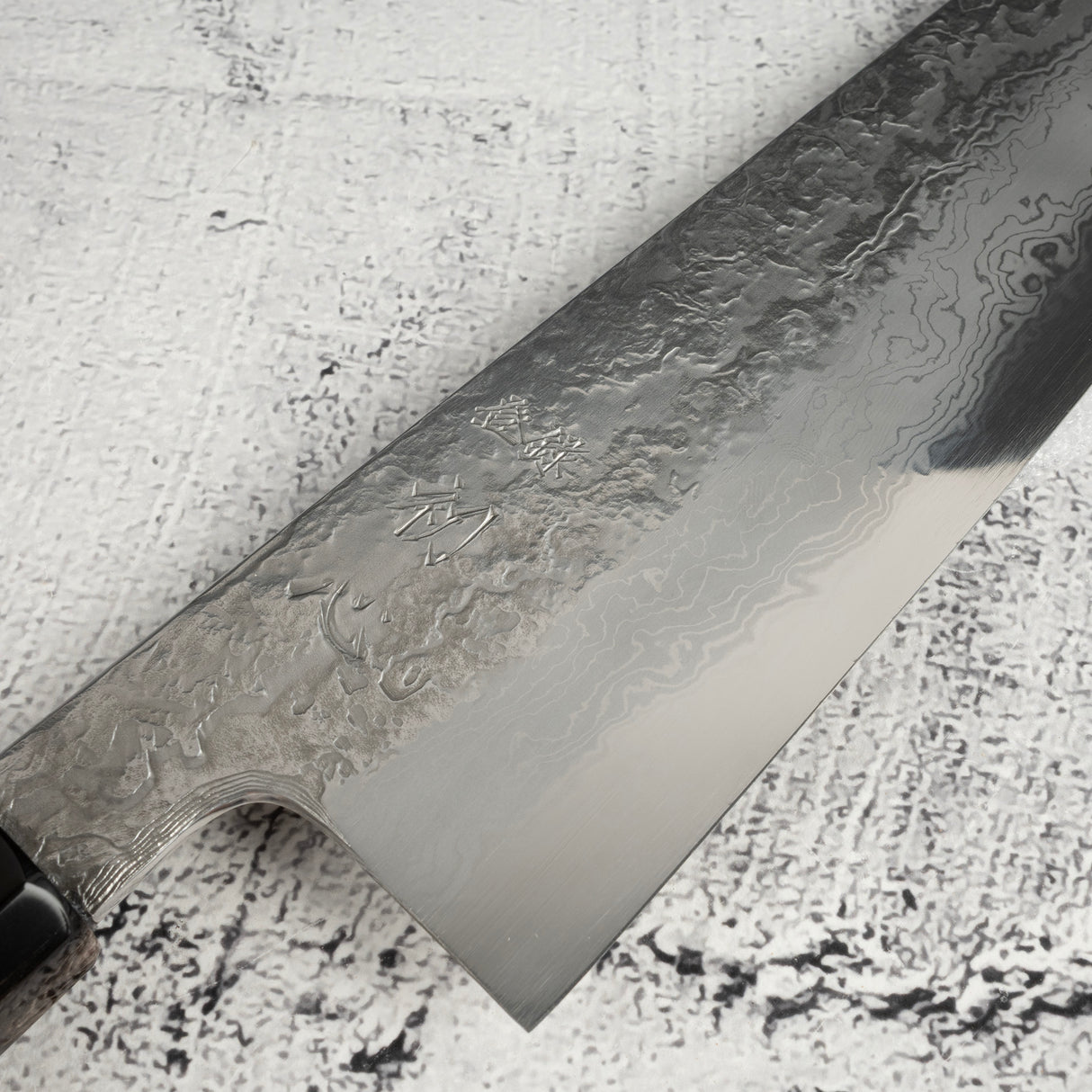 Masuda Yoshihide Blue 1 Damascus Gyuto 220mm