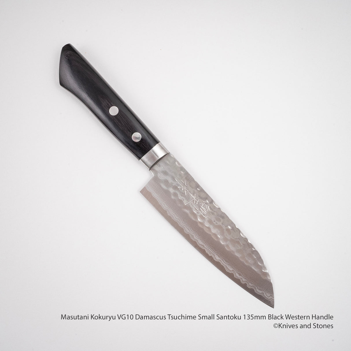Masutani Kokuryu VG10 大馬士革土梅小三德 135 毫米西式手柄