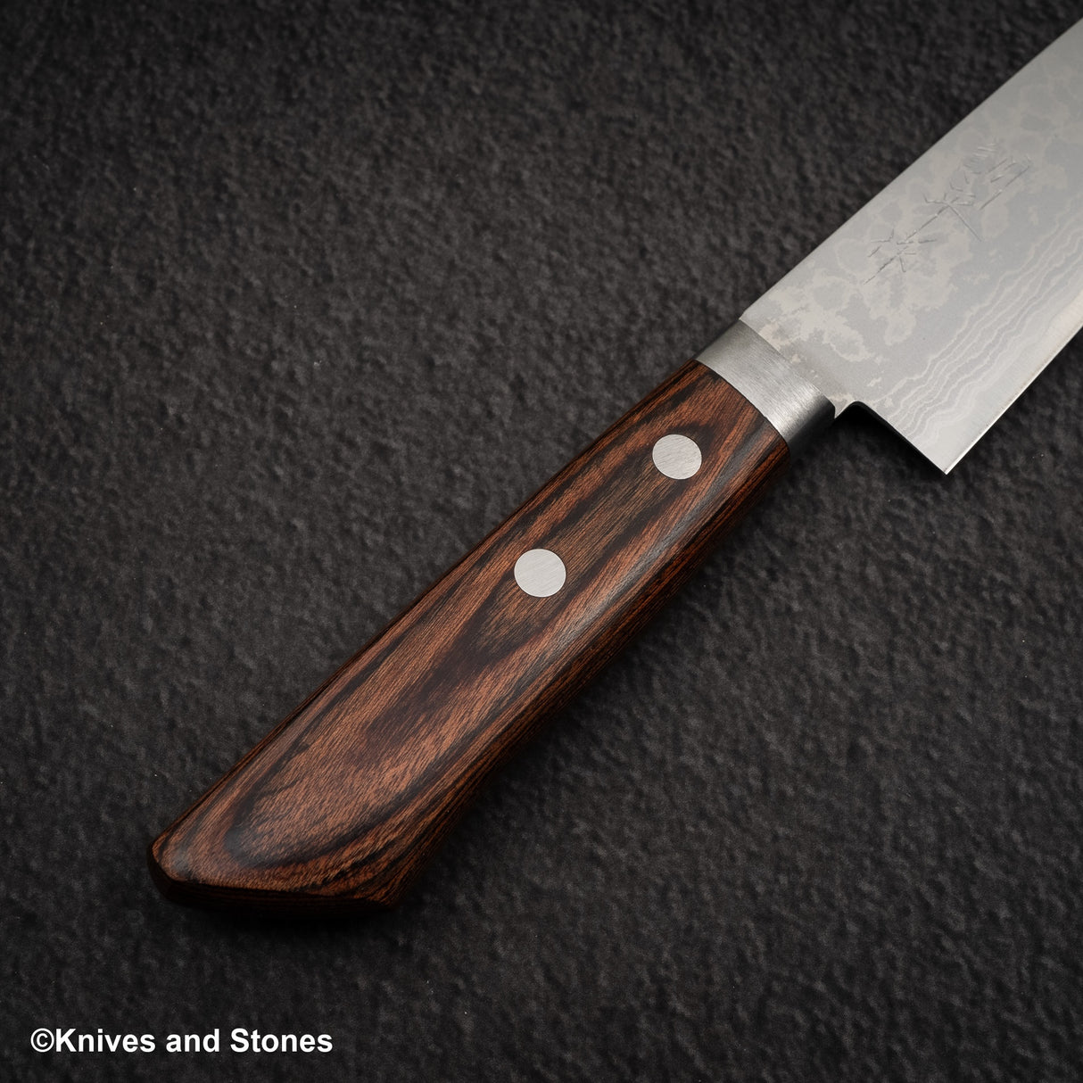 增谷刃物 菜流 VG10鋼 大馬士革 小 三德刀 135mm 西式柄