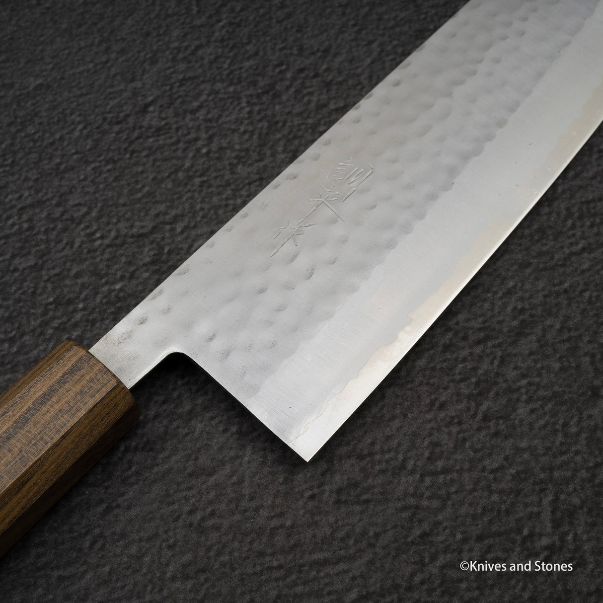 Masutani VG1 Tsuchime Nakiri 165mm Black Chacate Handle
