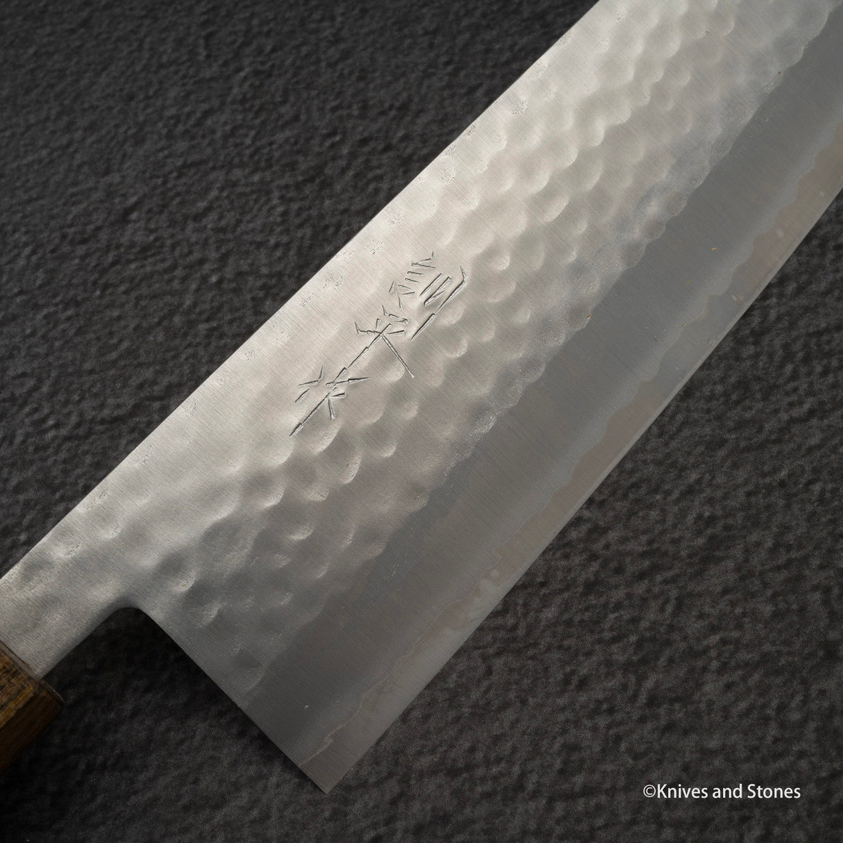 Masutani VG1 Tsuchime Nakiri 165mm Black Chacate Handle