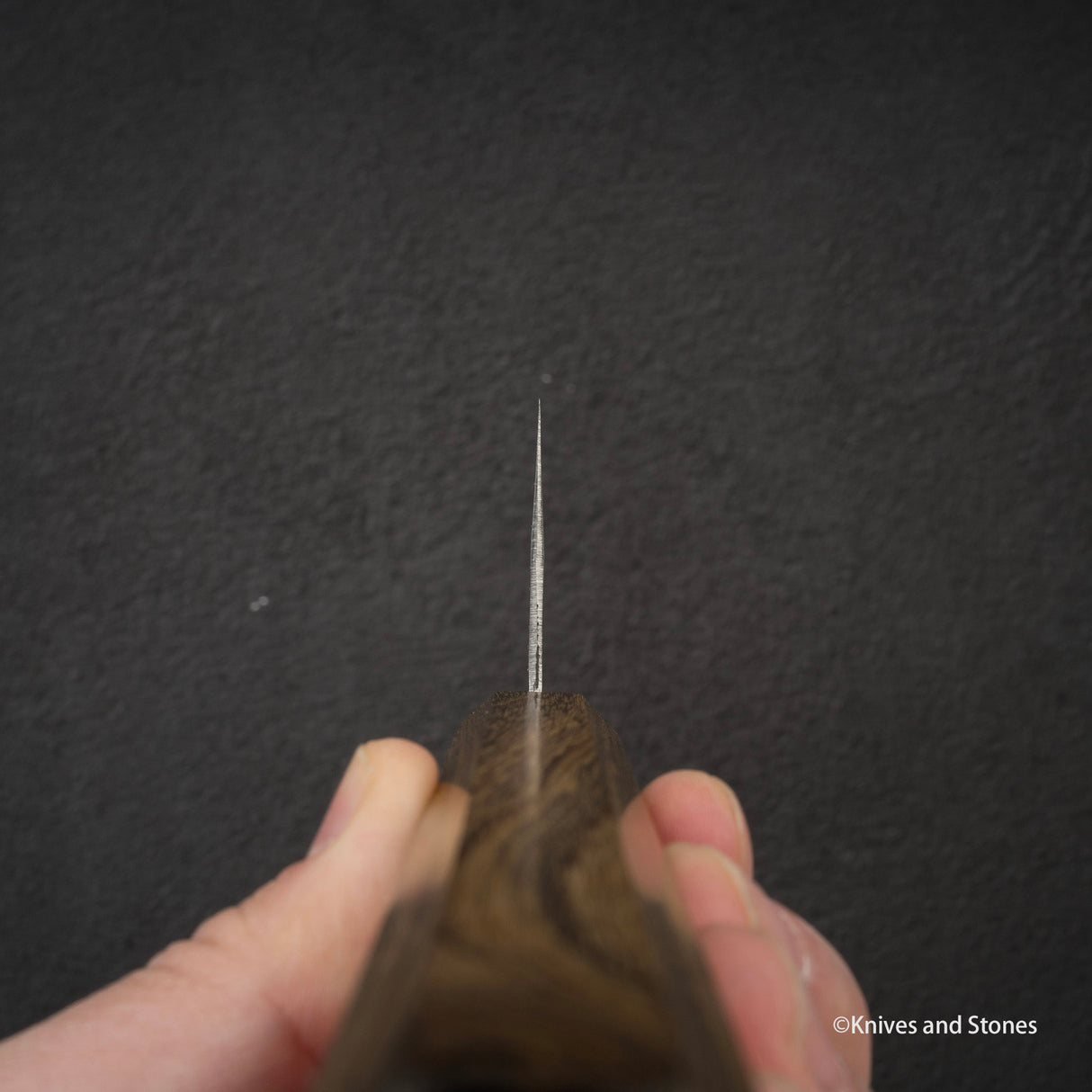 Masutani VG1 Tsuchime Nakiri 165mm Black Chacate Handle