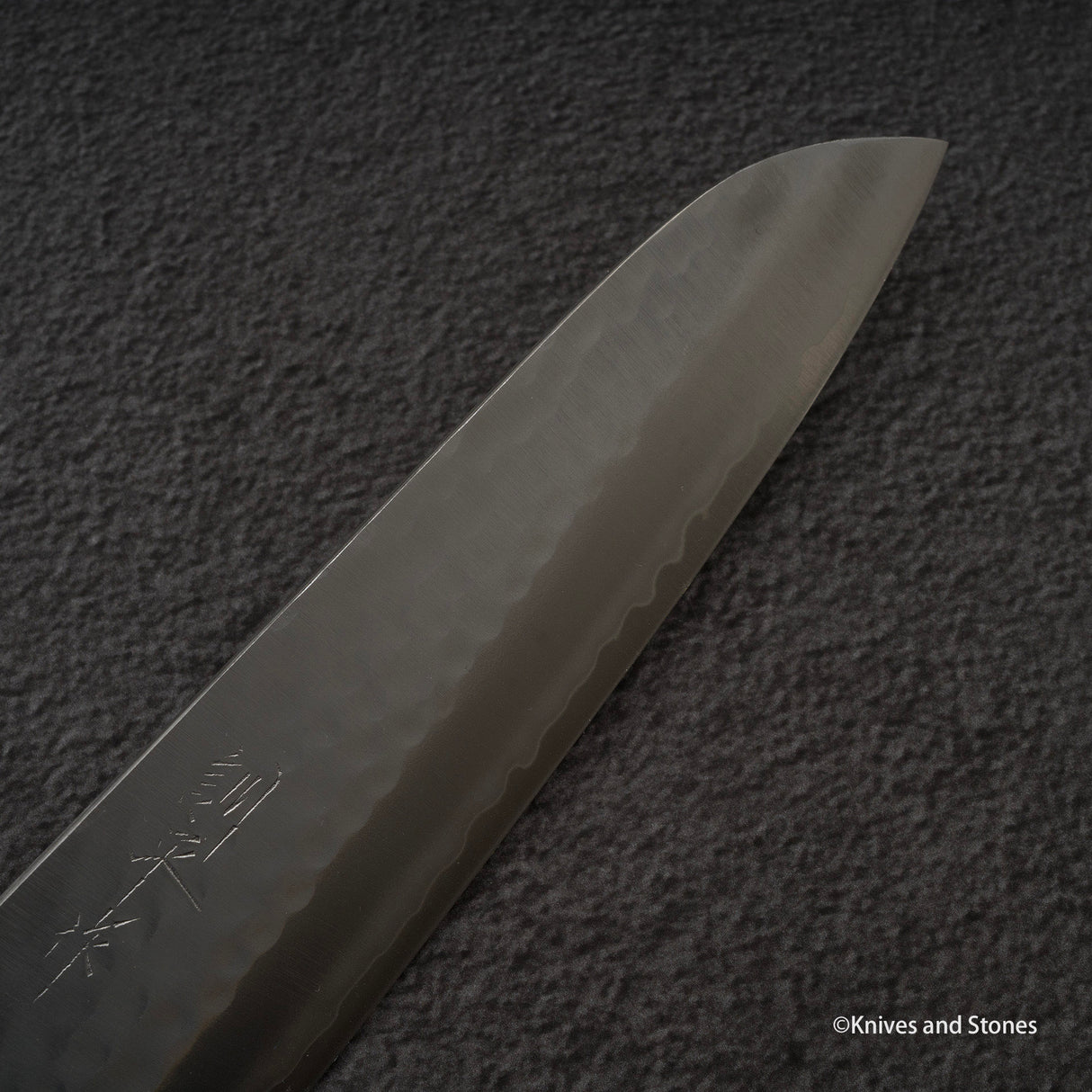Masutani VG1 Tsuchime Santoku 180mm 黑色 Chacate 手柄