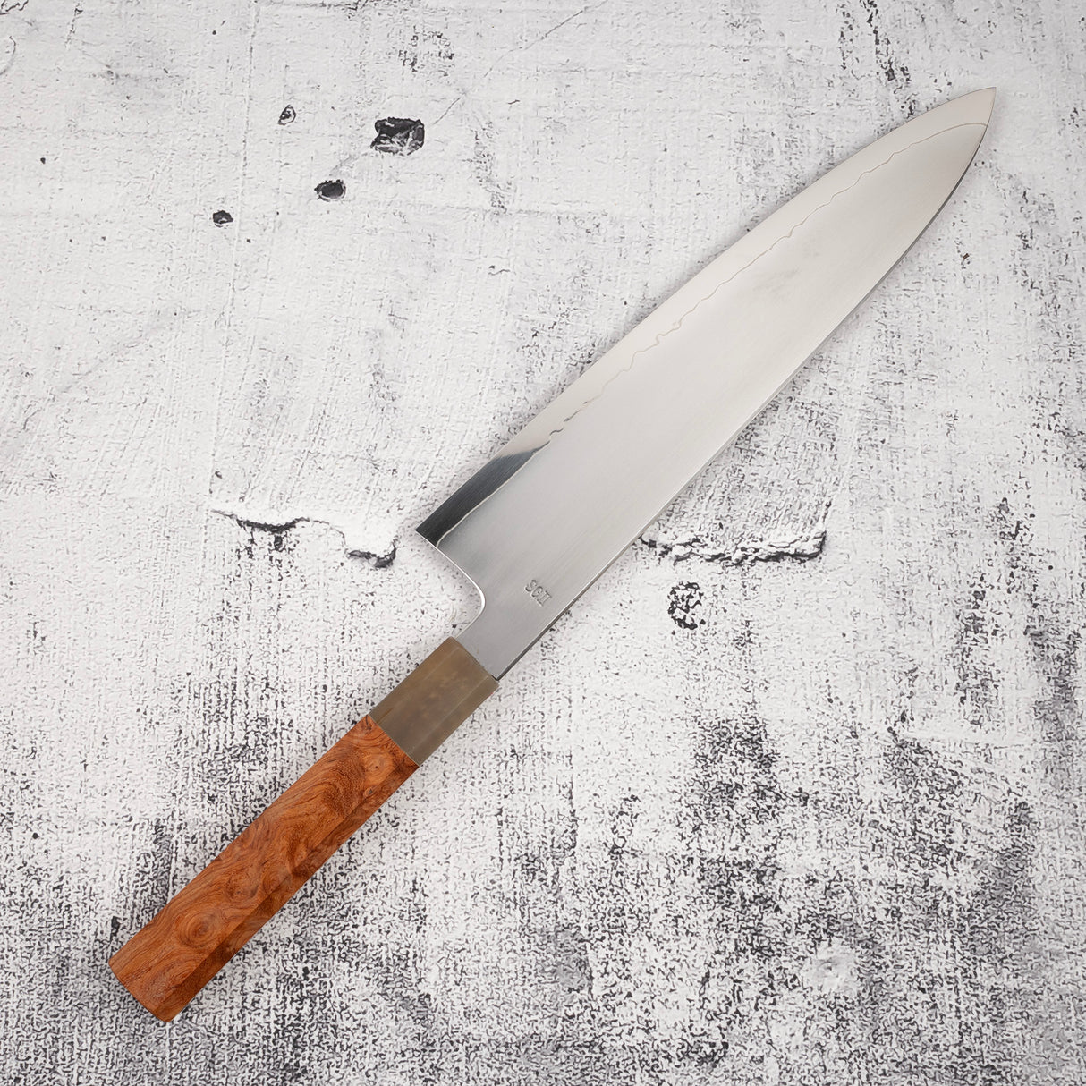 Myojin Riki Seisakusho SG2 Gyuto 240mm Amboyna Handle