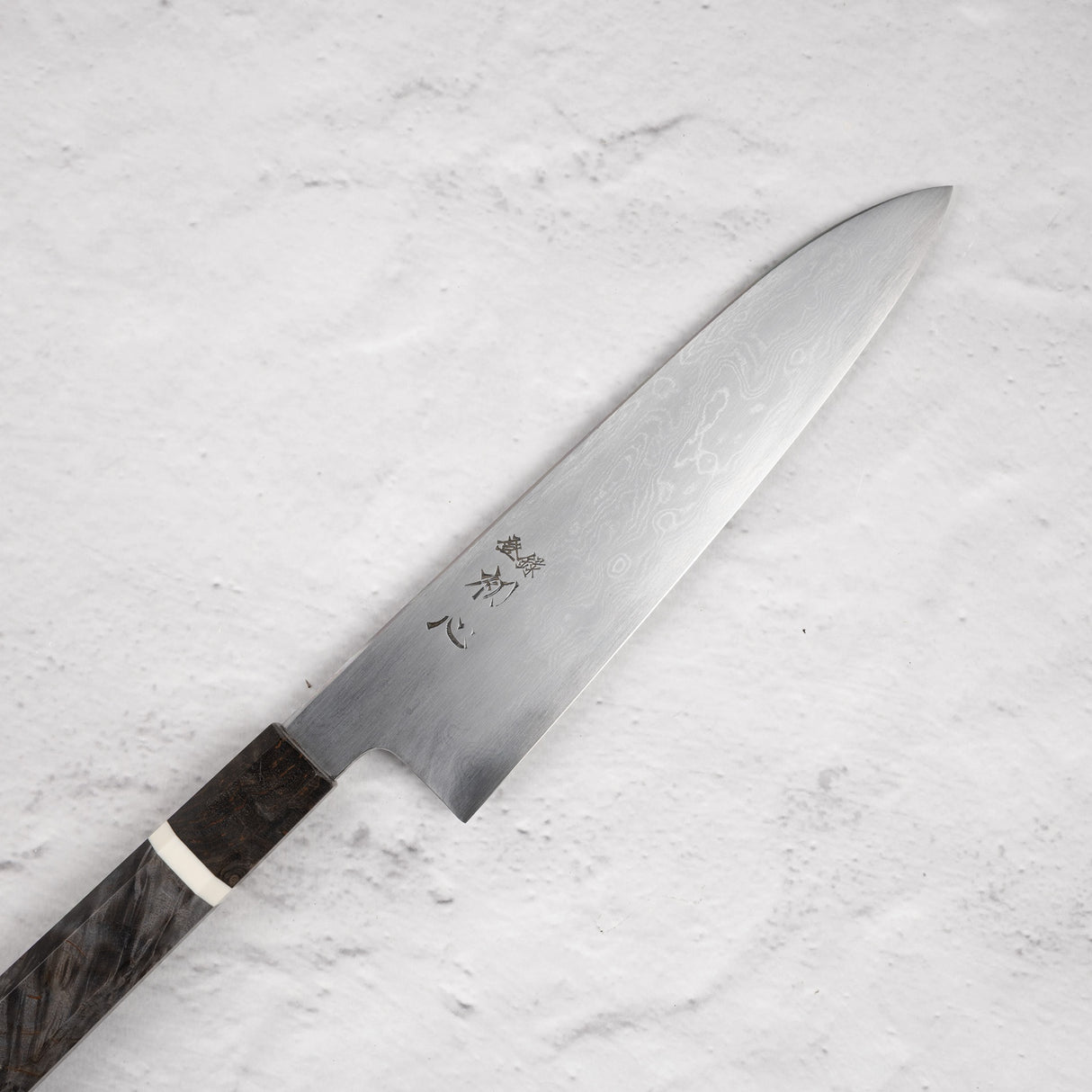 Nakagawa Blue 1 Damascus Gyuto 210mm Birch Handle