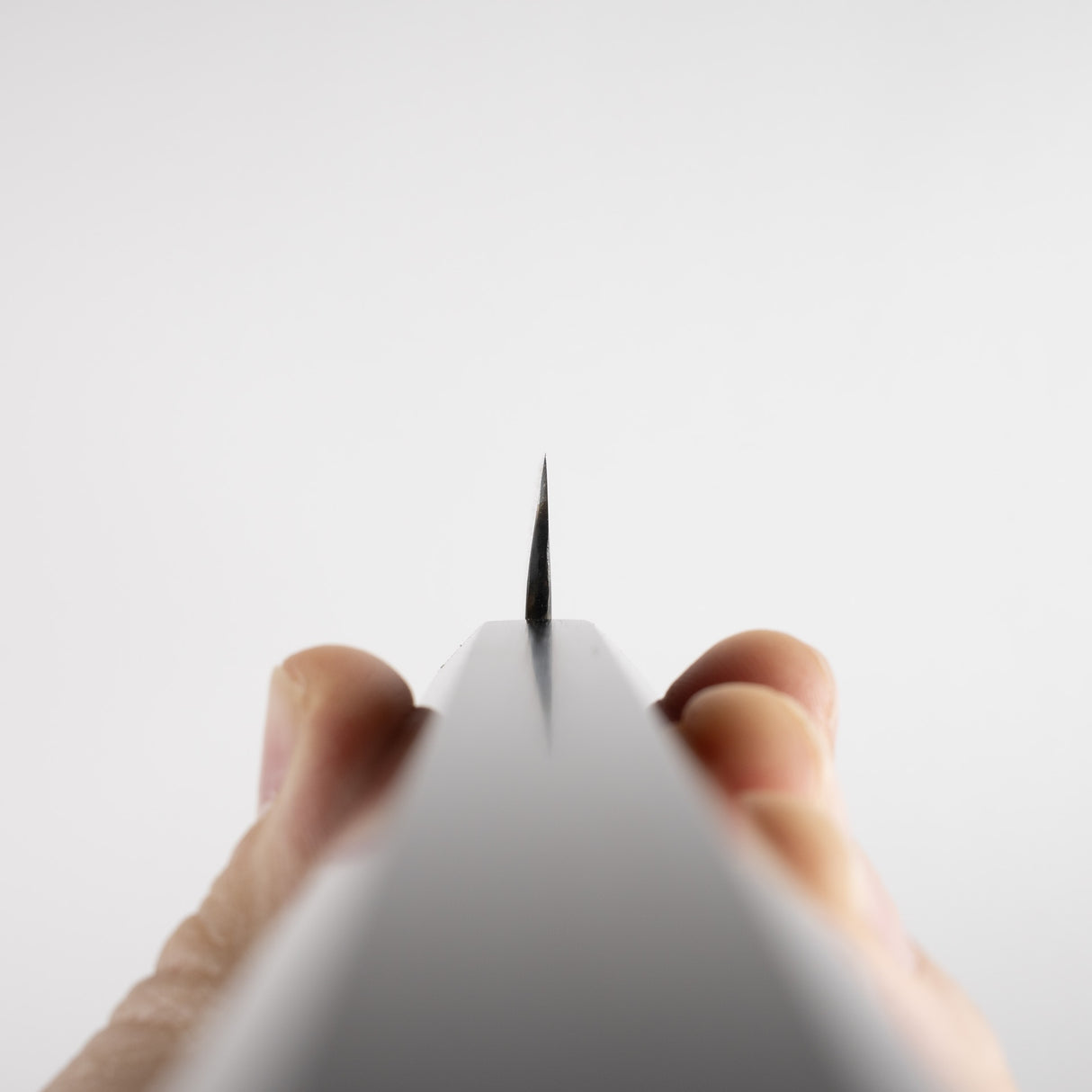 Nakagawa Blue 1 KU Damascus Sujihiki 240mm Etched Black Ebony by Hatsukokoro