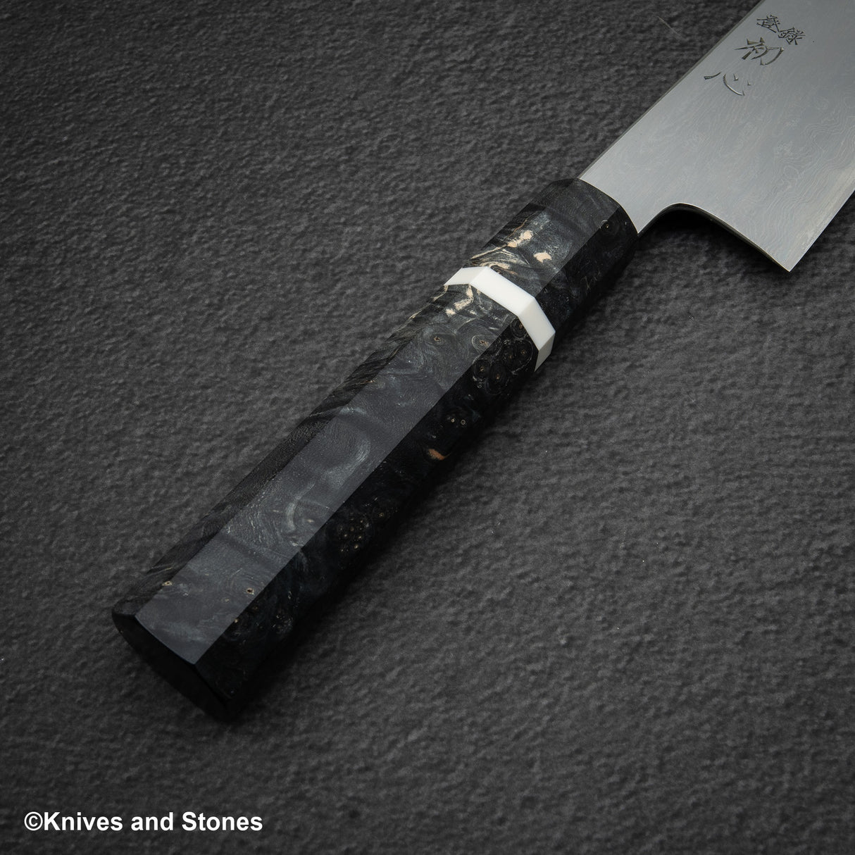 Hatsukokoro x Satoshi Nakagawa Blue 1 Damascus Gyuto 270mm