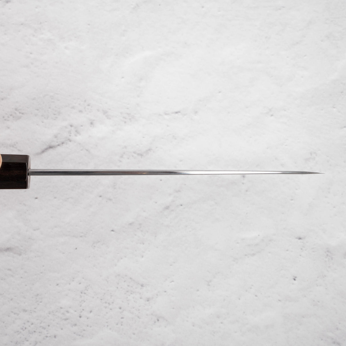 Nakagawa Blue1寬斜角Kasumi Santoku 180mm黑檀木手柄