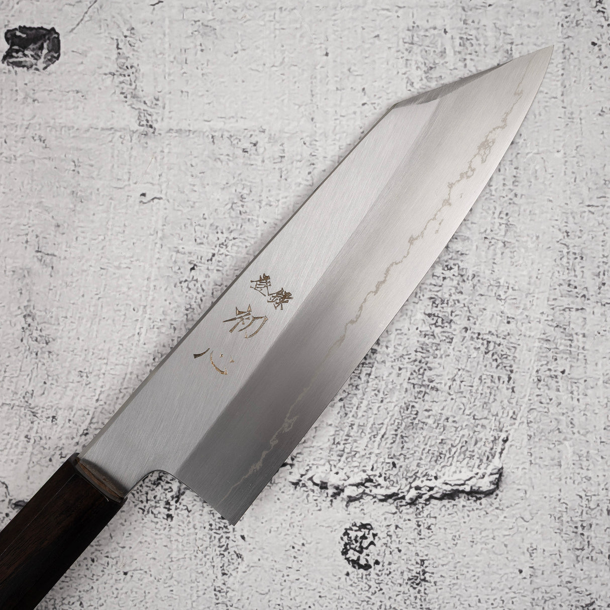 Nakagawa Ginsan Bunka 165mm 配 K&S 烏木手柄