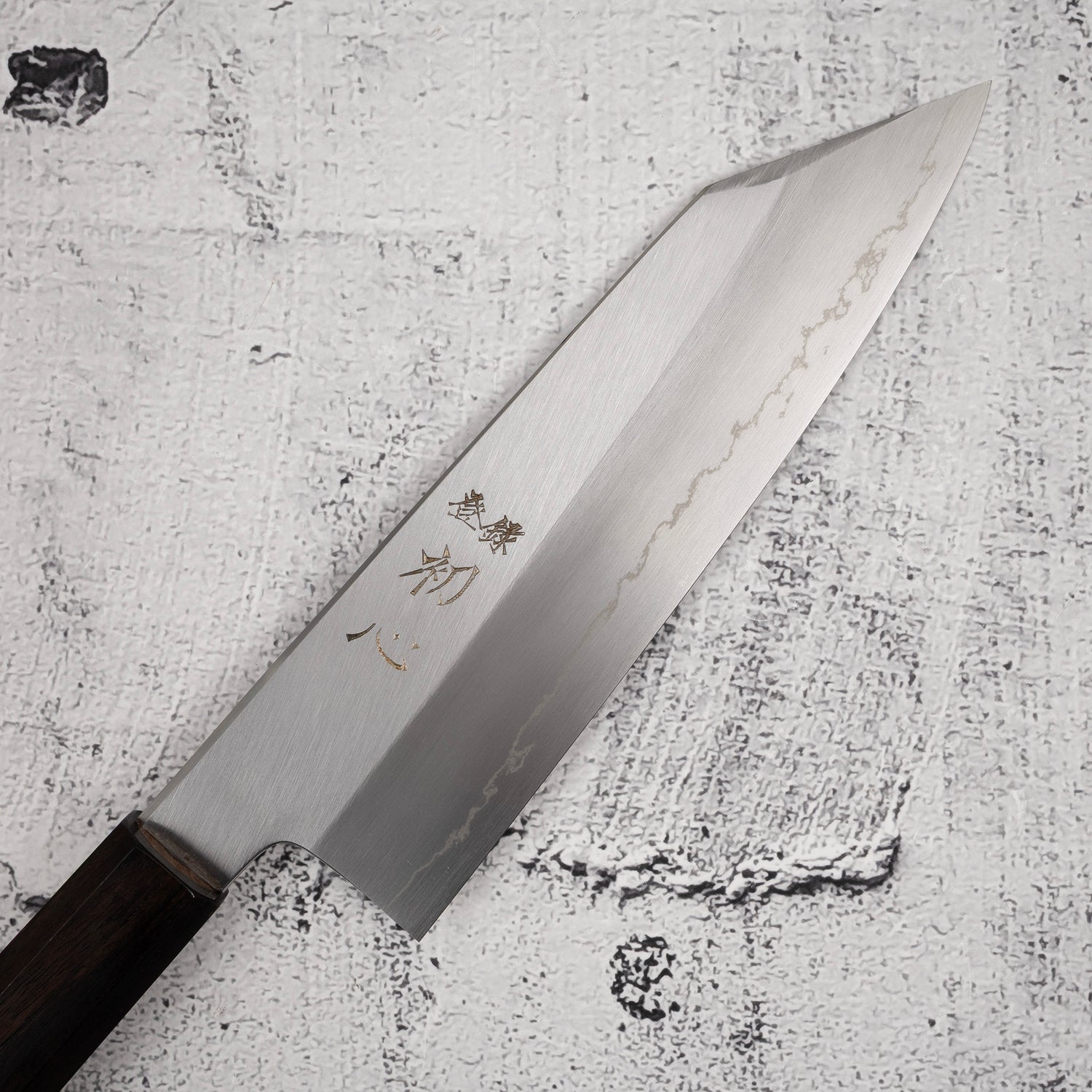 Nakagawa Ginsan Bunka 165mm 配 K&S 烏木手柄