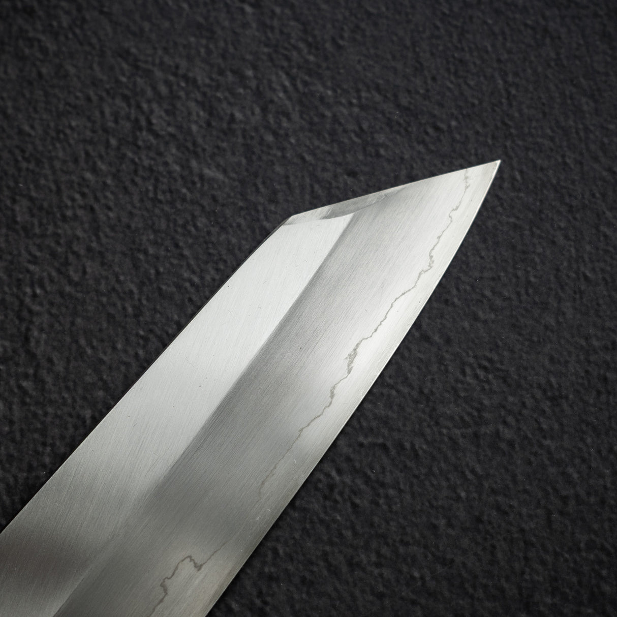 初心 x 中川 銀三 寬刃 K 型尖牛刀 270mm 烏木柄