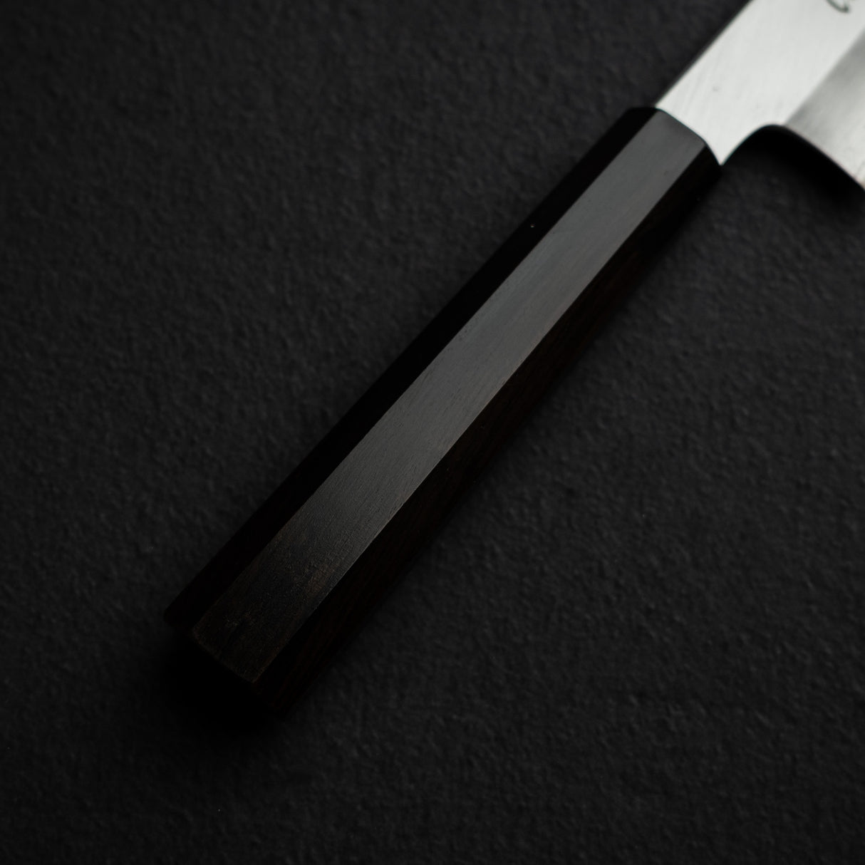 初心 x 中川 銀三 寬刃 K 型尖牛刀 270mm 烏木柄