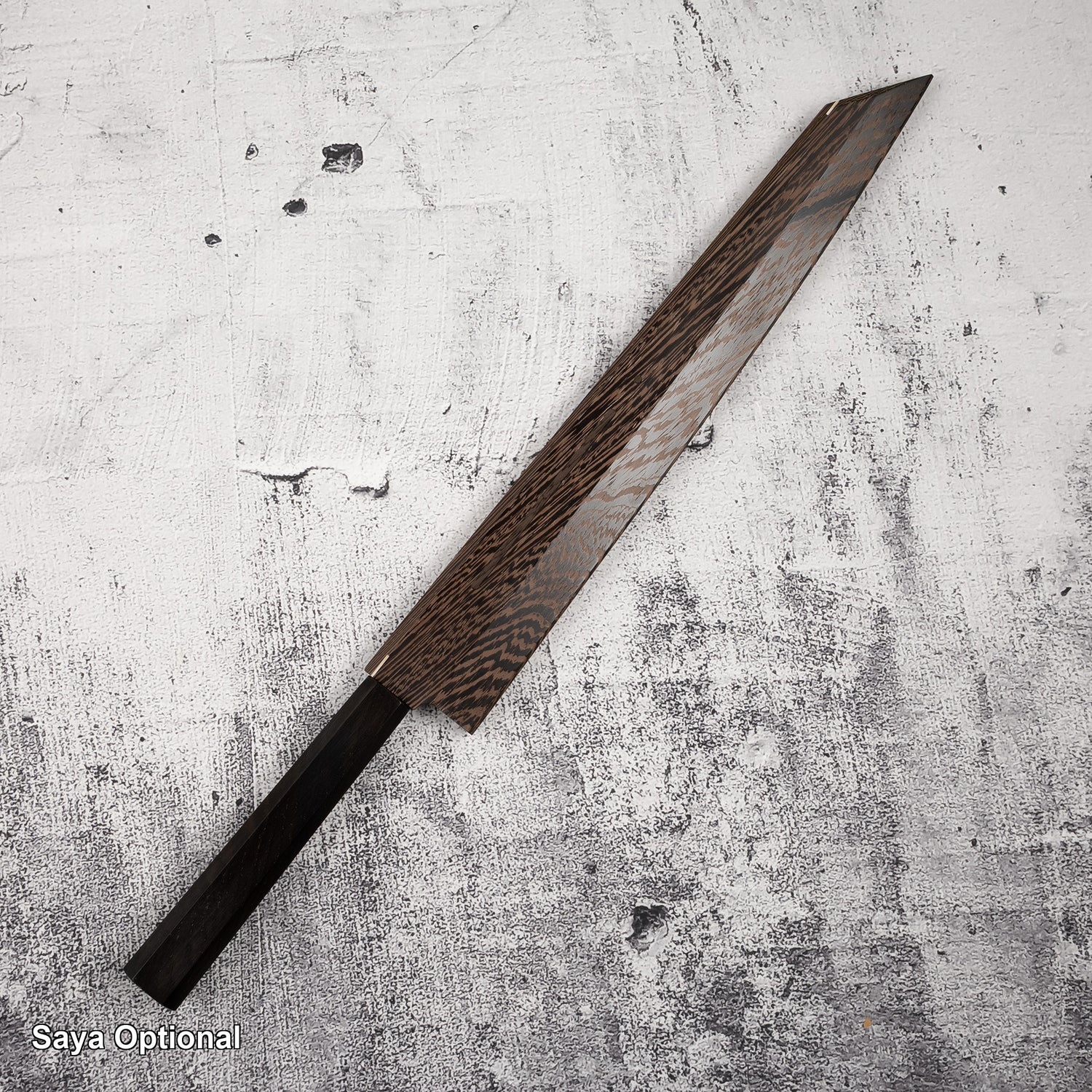 中川 銀三 K-tip 柳刃 300mm 鏡面拋光 黑檀木柄