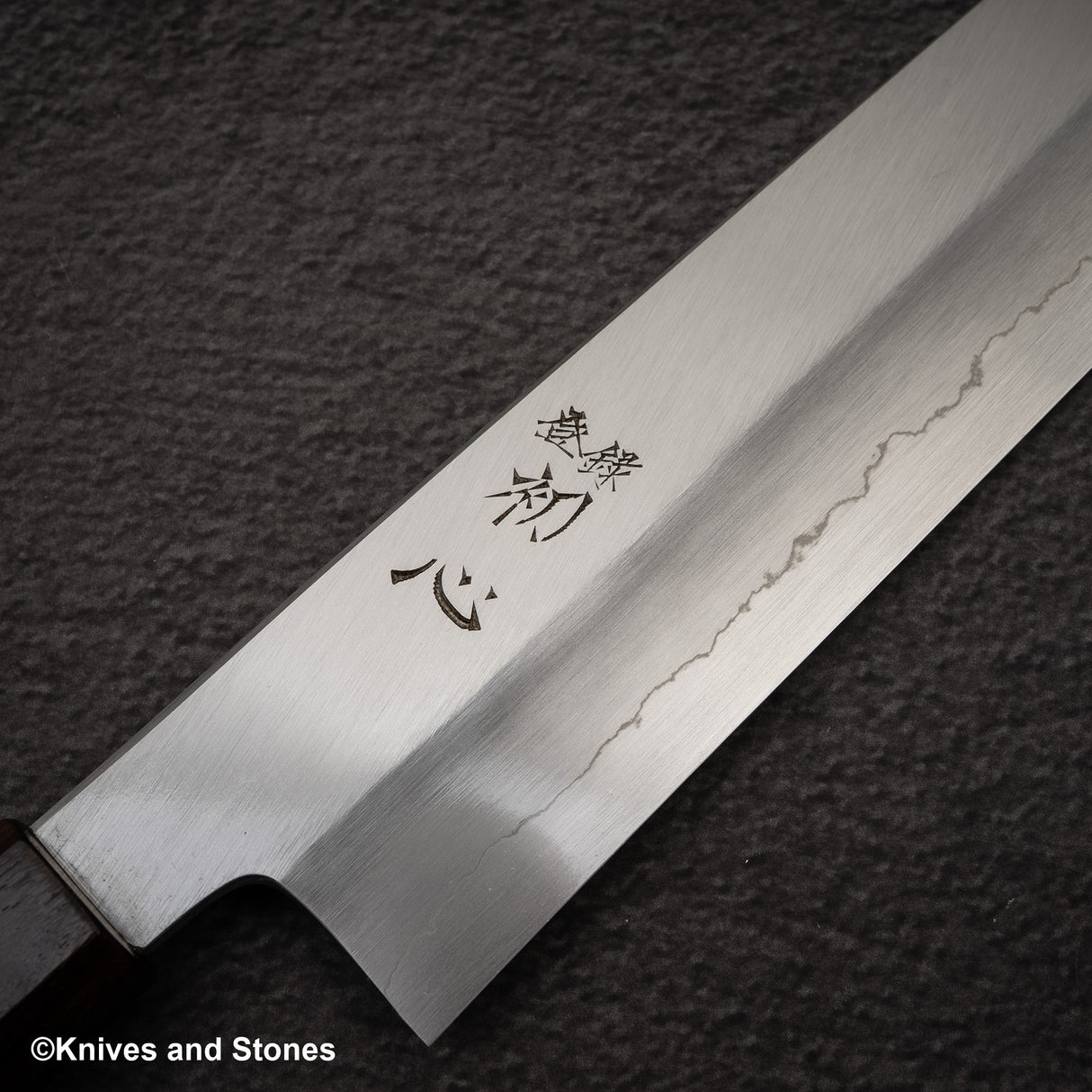 中川銀山霞 寬斜面 Nakiri 180mm