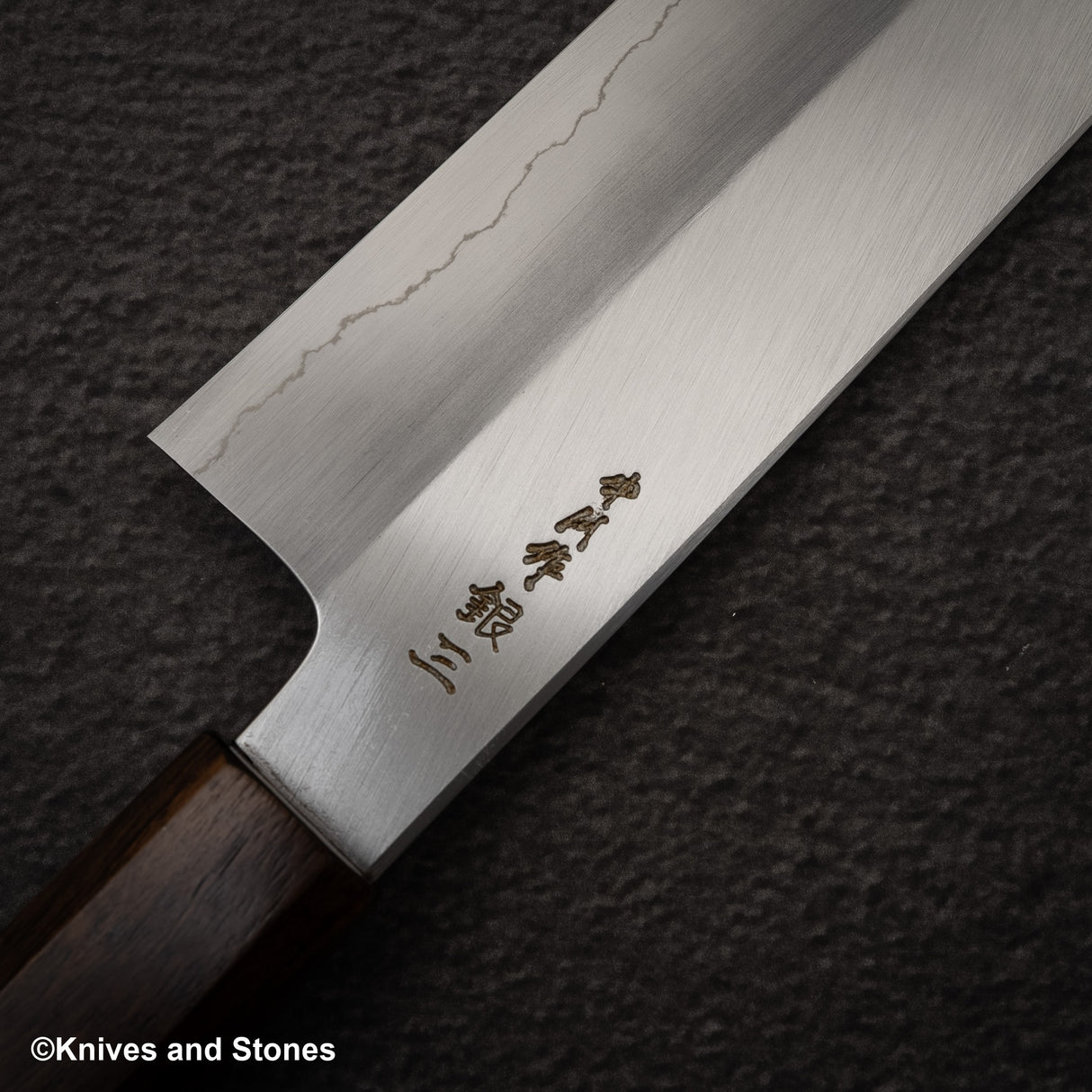 中川銀山霞 寬斜面 Nakiri 180mm