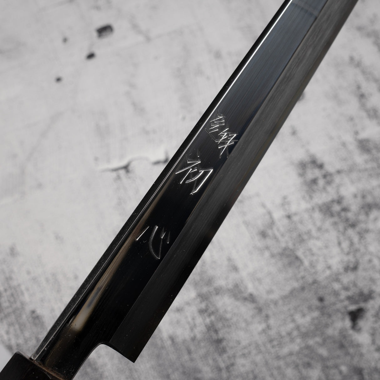 Nakakawa Ginsan Sakimaru Takobiki 300mm 鏡面拋光烏木 by Hatsukokoro