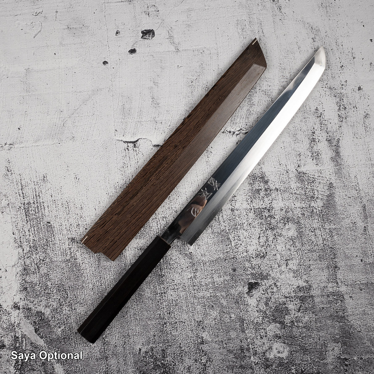 Nakakawa Ginsan Sakimaru Takobiki 300mm 鏡面拋光烏木 by Hatsukokoro