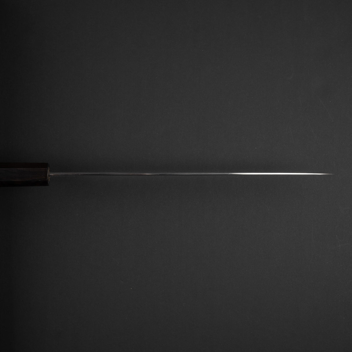 Nakagawa Ginsan Kasumi Finish Sujihiki 240mm 黑檀木