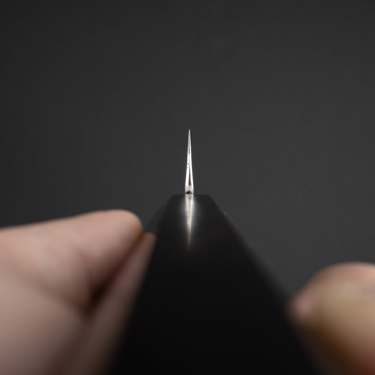 Nakagawa Ginsan Kasumi Finish Sujihiki 240mm 黑檀木