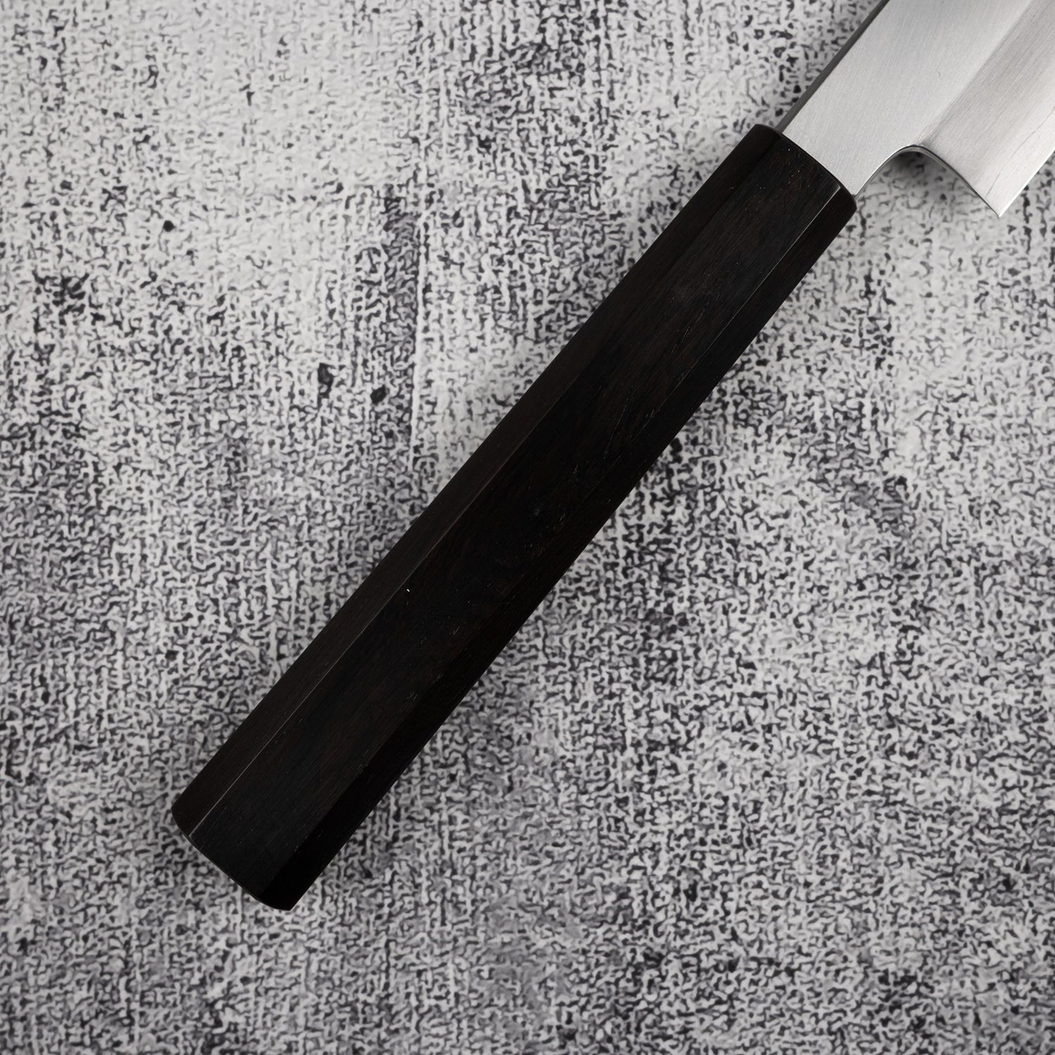 Nakagawa Ginsan Kasumi Finish Sujihiki 270mm 黑檀木