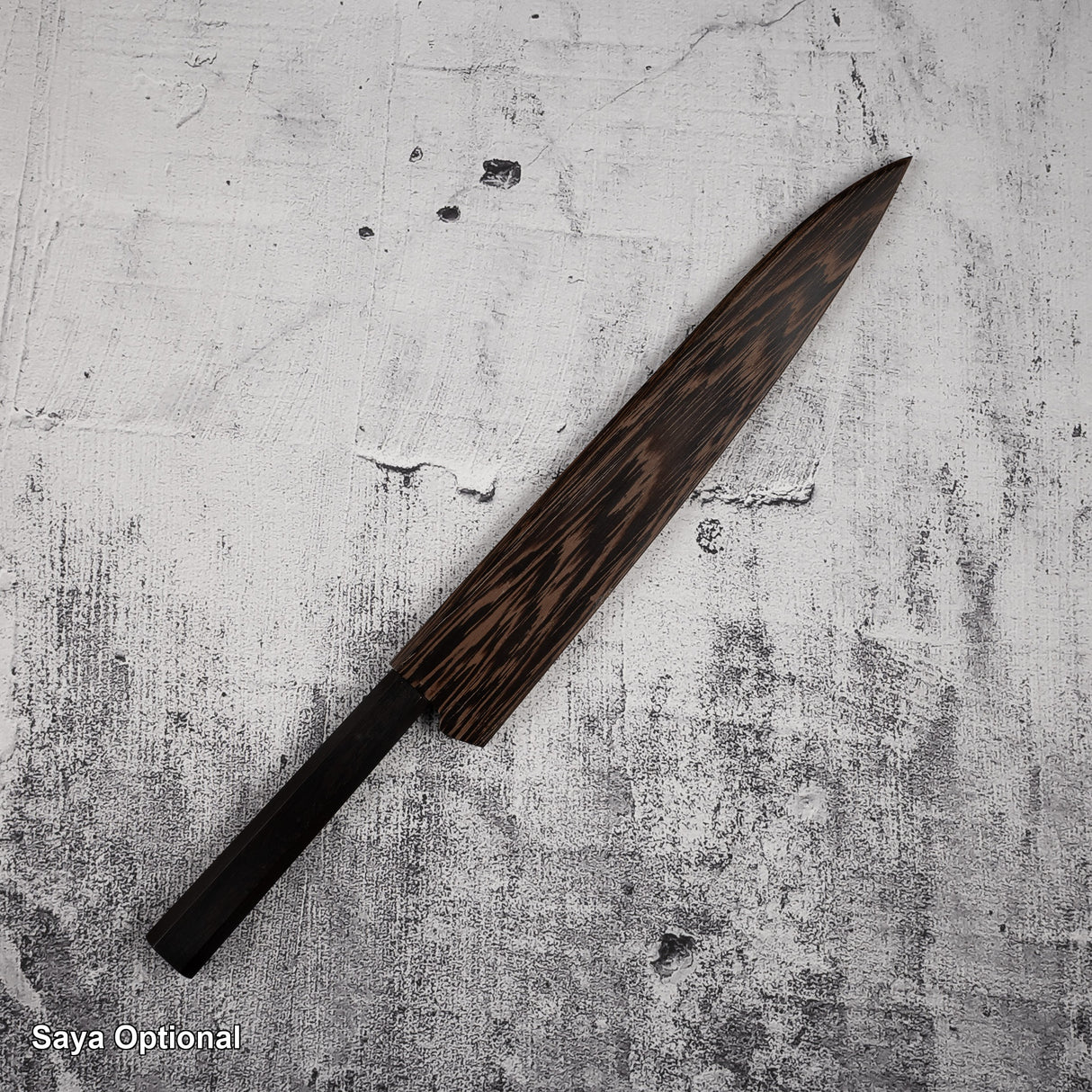 Nakagawa Ginsan Kasumi Finish Sujihiki 270mm 黑檀木