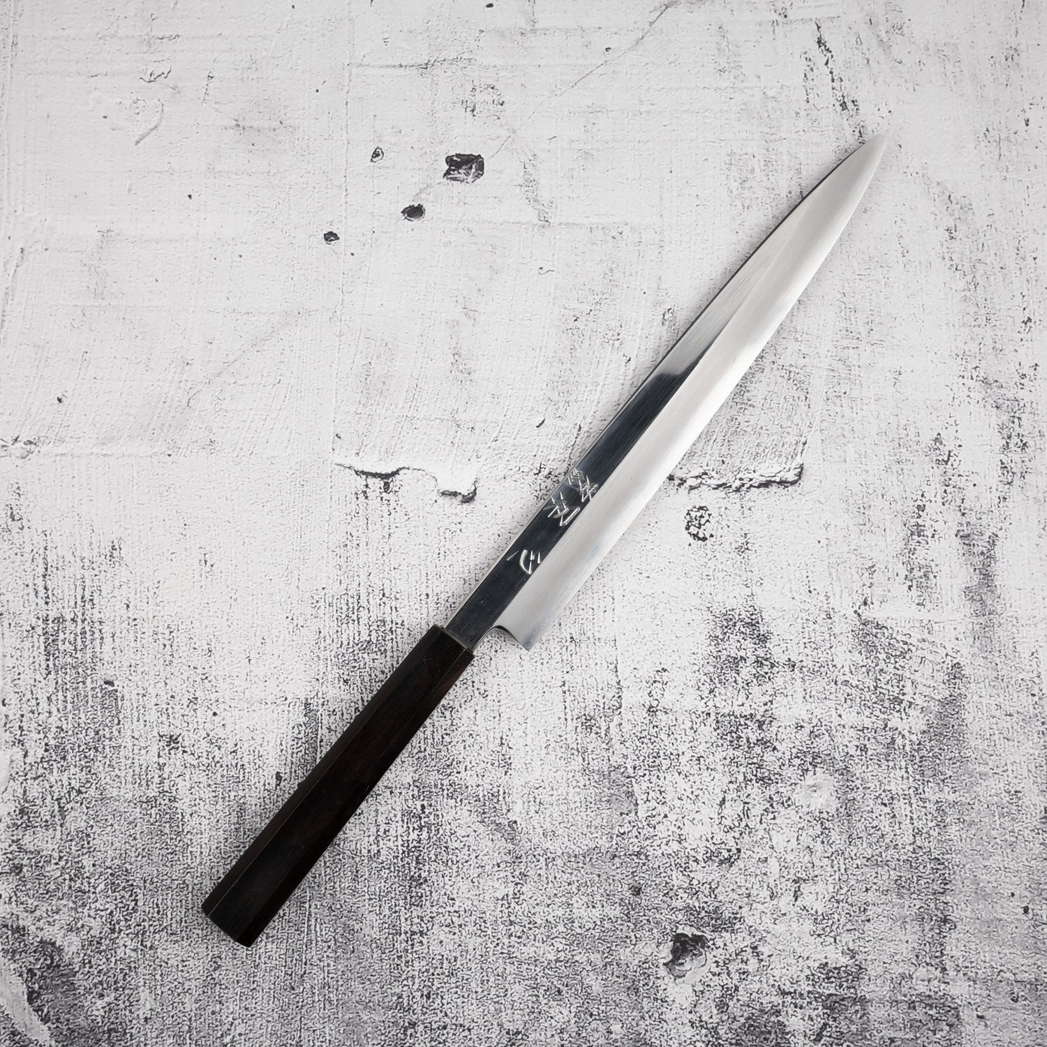 Nakagawa Ginsan Yanagiba 270mm Mirror-Polished Ebony