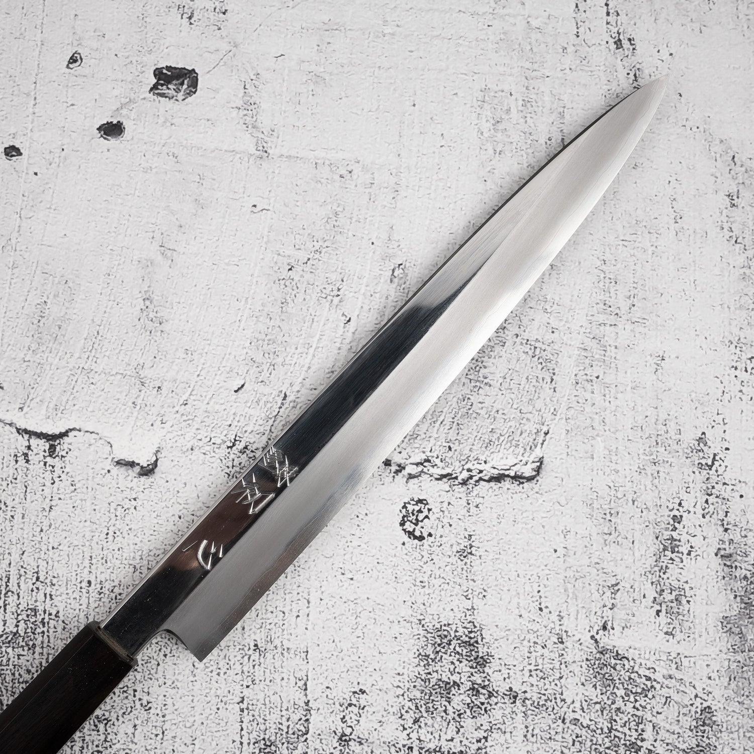 Nakagawa Ginsan Yanagiba 270mm Mirror-Polished Ebony