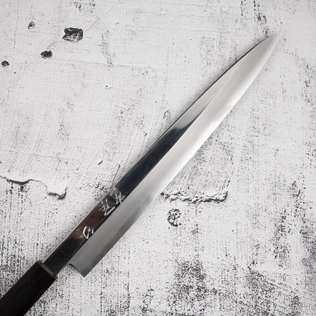 Nakagawa Ginsan Yanagiba 270mm 鏡面拋光黑檀木