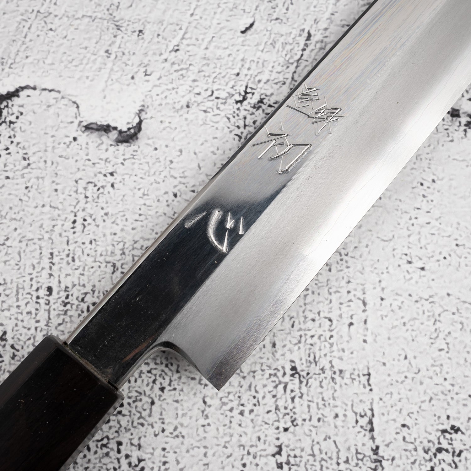 Nakagawa Ginsan Yanagiba 270mm Mirror-Polished Ebony