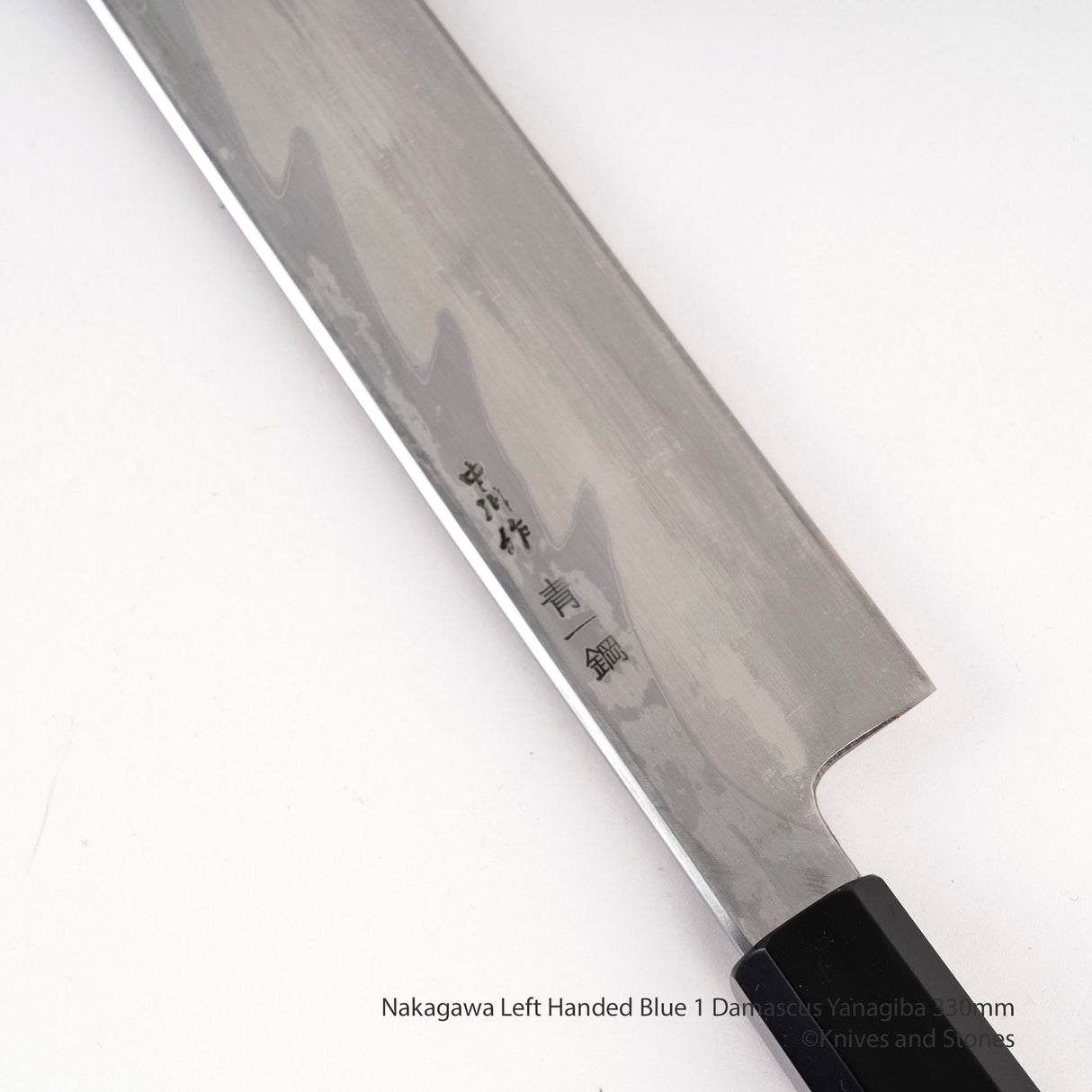 Nakagawa Left Handed Blue 1 Damascus Yanagiba 240/270/300/300 mm