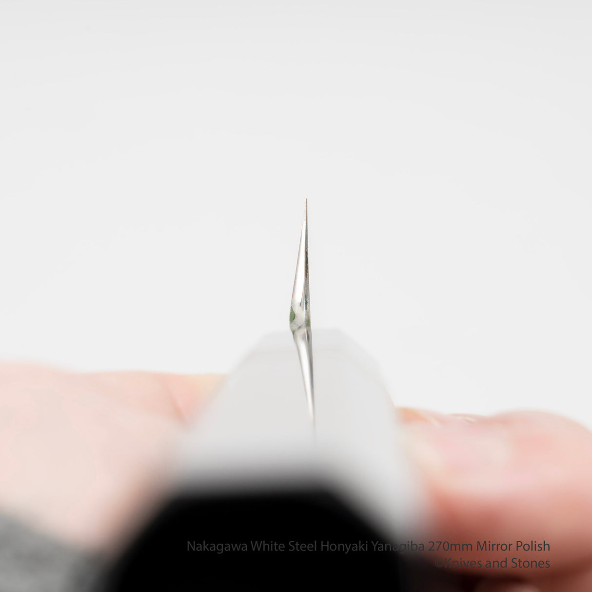 中川白鋼 Honyaki Yanagiba 270mm 鏡面拋光