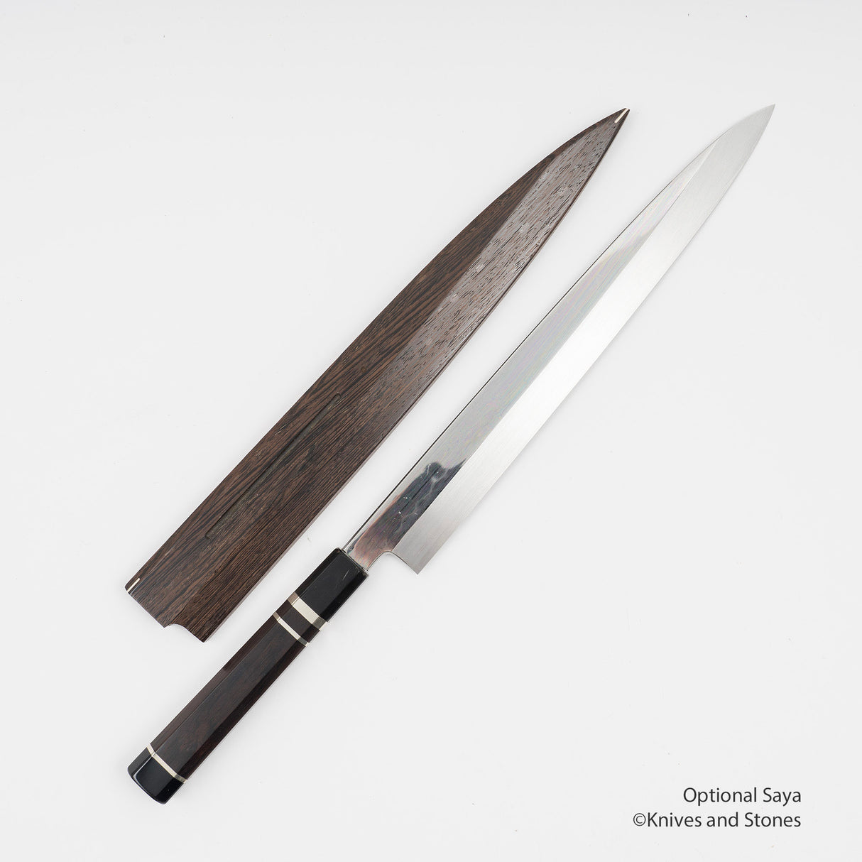 中川白鋼 Honyaki Yanagiba 300mm 鏡面拋光