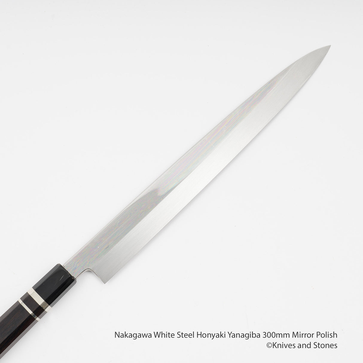 中川白鋼 Honyaki Yanagiba 300mm 鏡面拋光