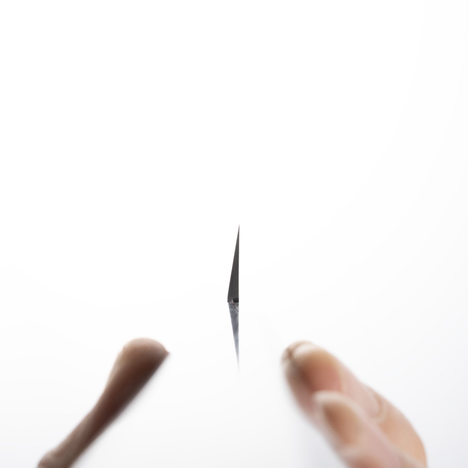 中川 銀三 牛刀尖柳刃 330mm 鏡面拋光 烏木柄