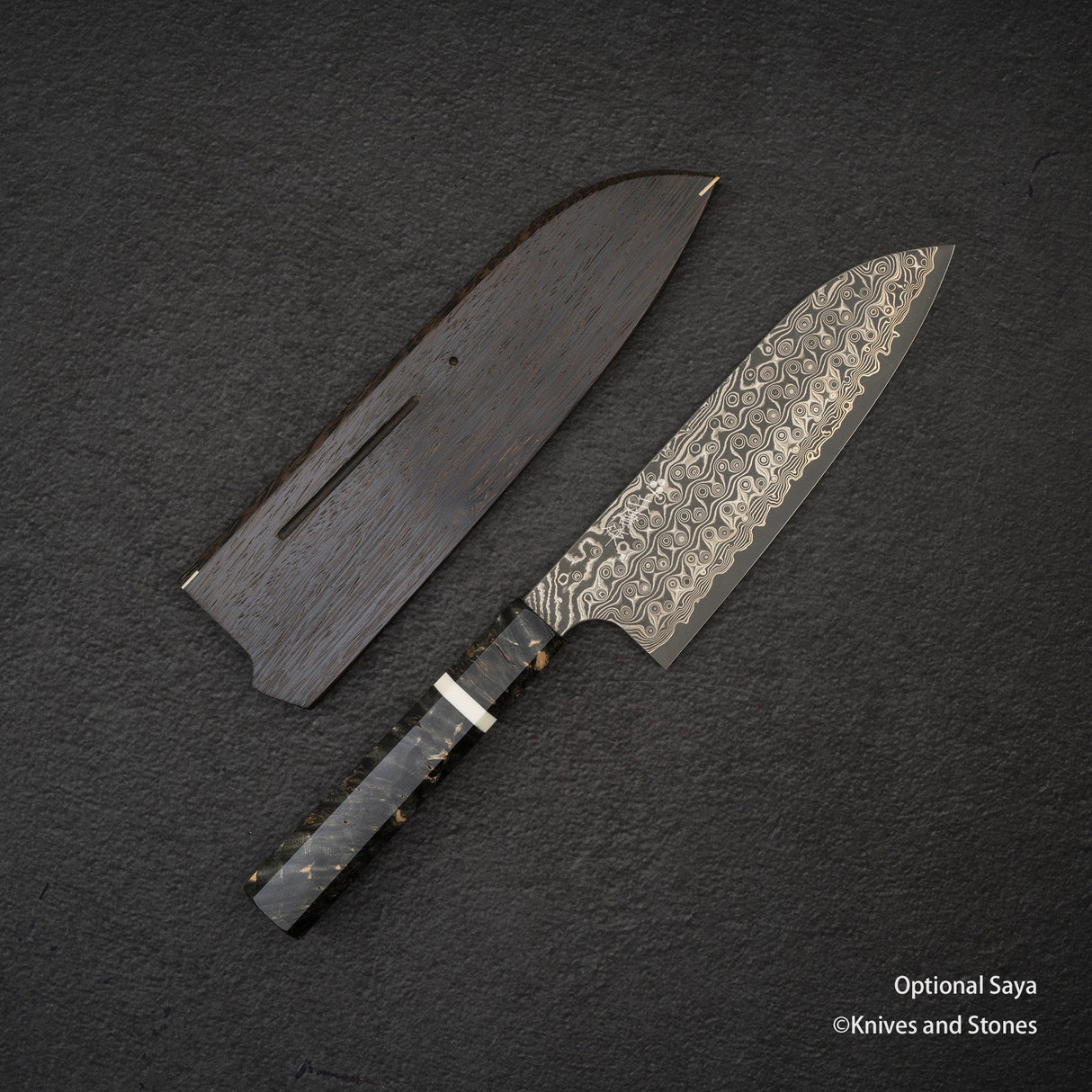 Nigara Anmon (暗紋) SG2 雨滴大馬士革 三德 170mm