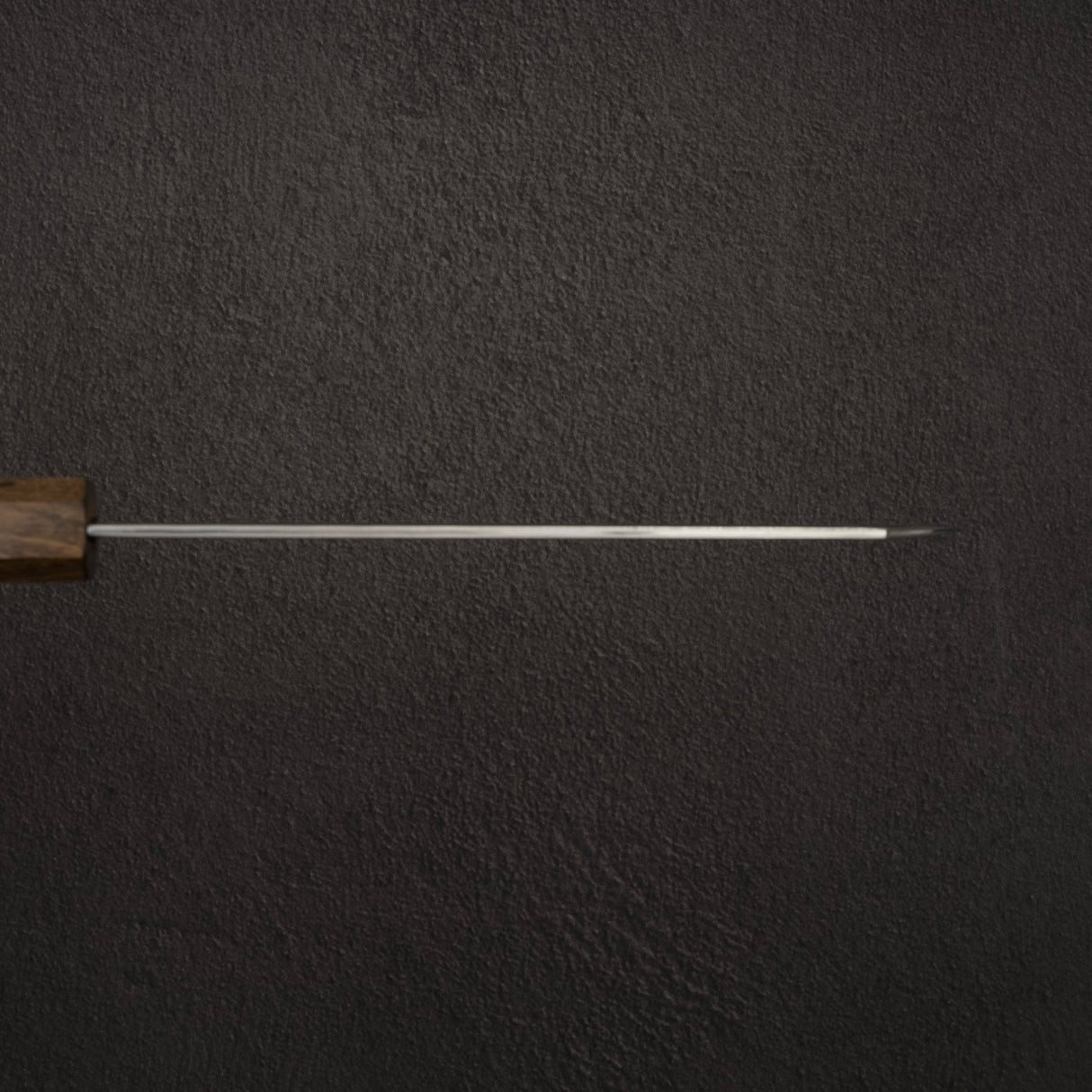 Nigara Aogami(藍色)超級霧面 Migaki Tsuchime 成品 Nakiri 165mm 黑色 Chacate