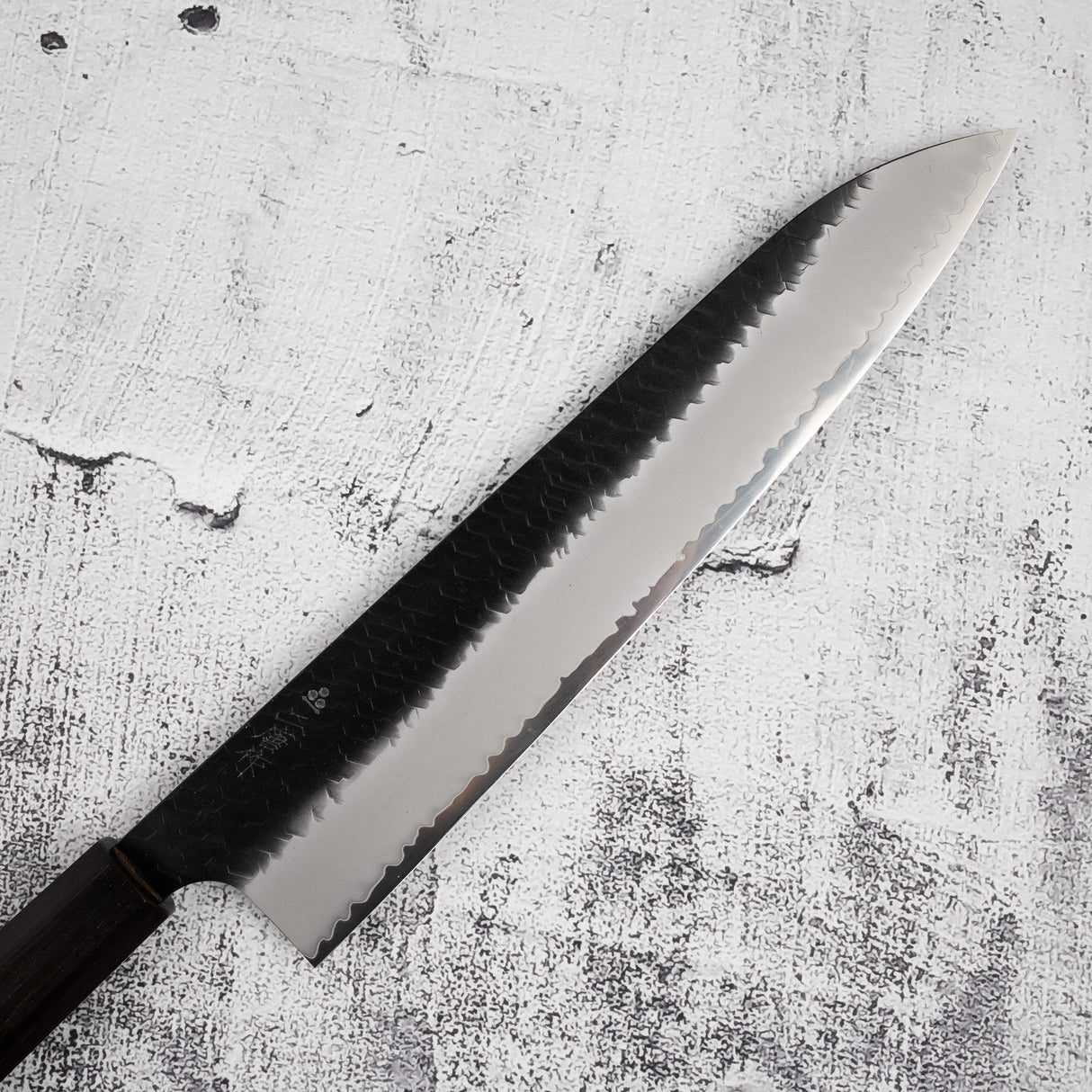 Nigara SG2 KU Gyuto 270mm Kurouchi Tsuchime Ebony