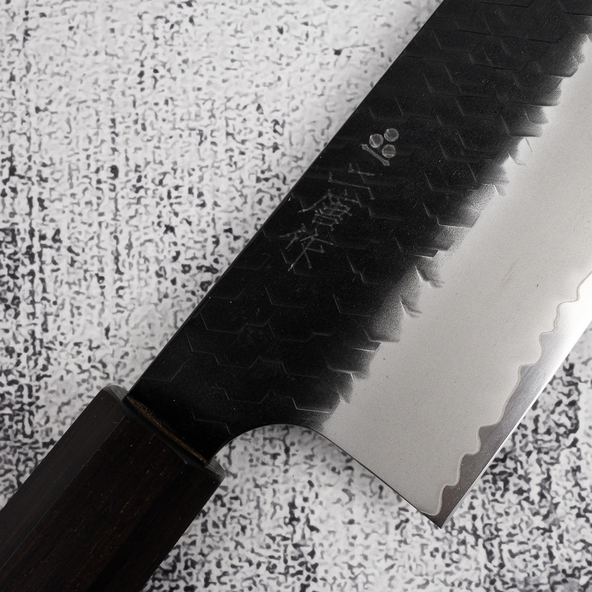 Nigara SG2 KU Gyuto 270mm Kurouchi Tsuchime Ebony
