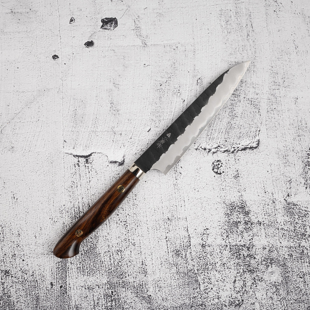 Nigara SG2 Kurouchi Petty 150mm Tsuchime 西部鐵木搭配 Saya