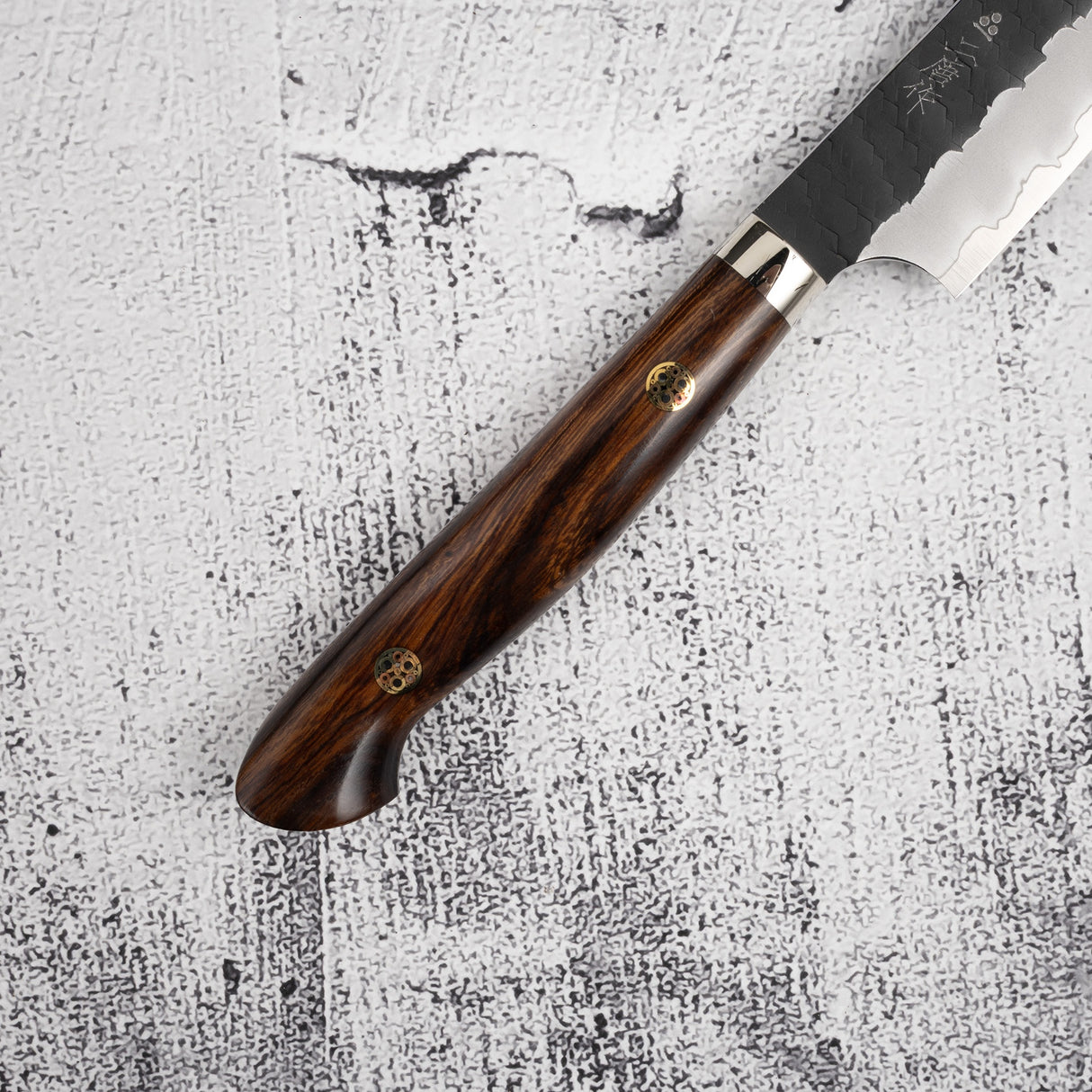 Nigara SG2 Kurouchi Petty 150mm Tsuchime 西部鐵木搭配 Saya