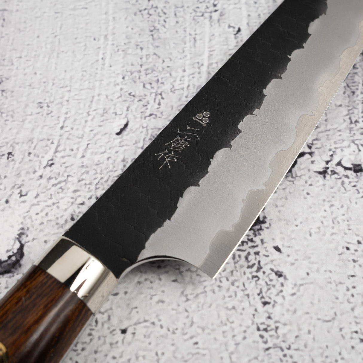 Nigara SG2 Kurouchi Petty 150mm Tsuchime 西部鐵木搭配 Saya