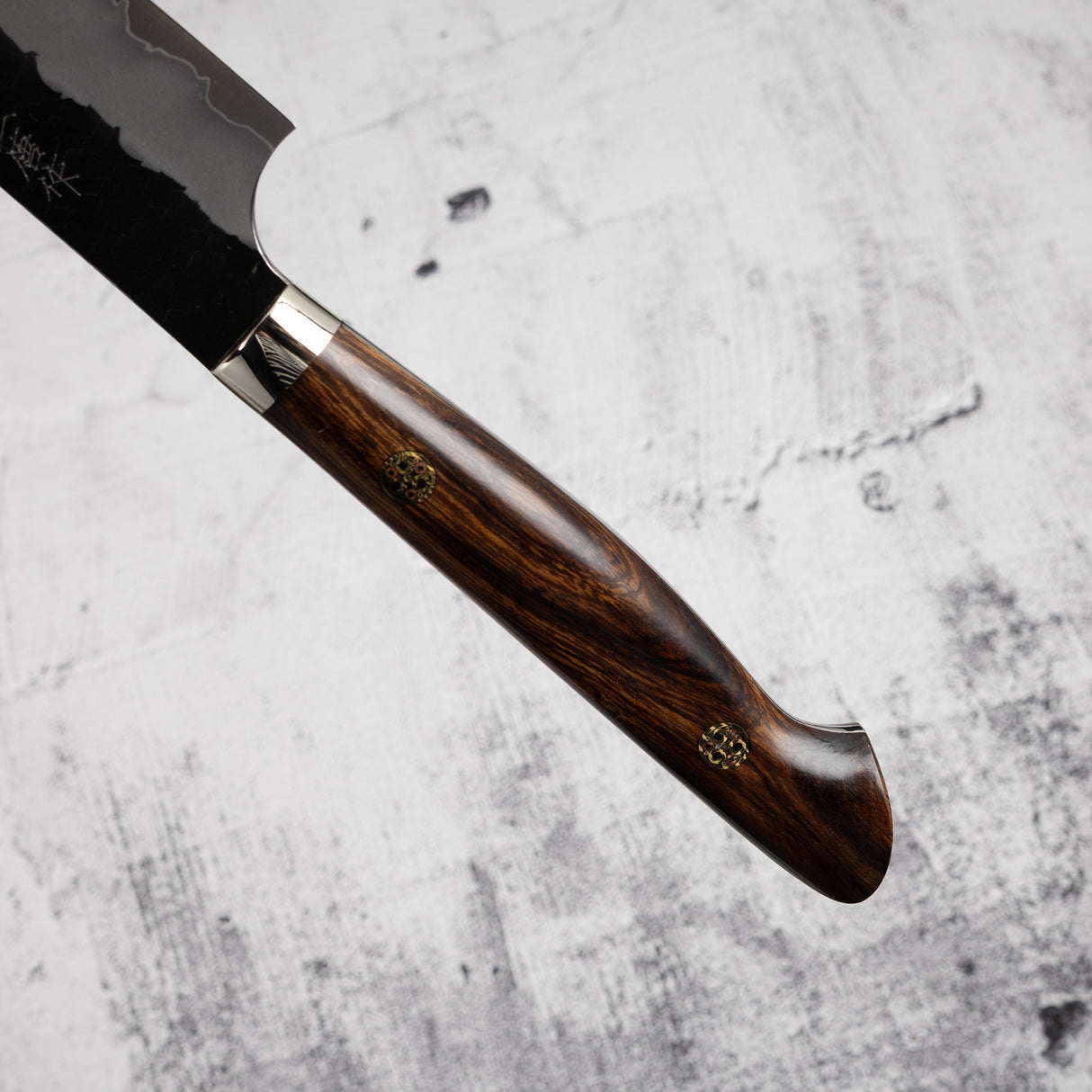 Nigara SG2 Kurouchi Petty 150mm Tsuchime 西部鐵木搭配 Saya