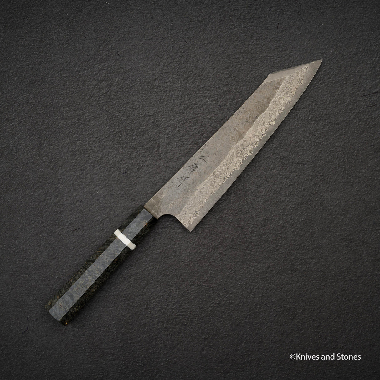 Nigara Ginsan Kurozome Damascus K-tip Gyuto 240mm