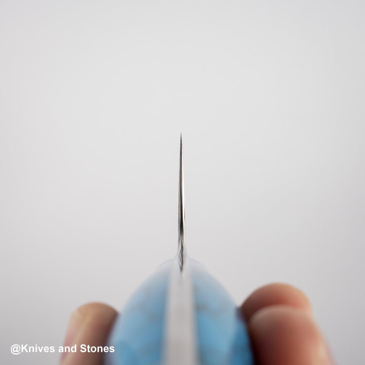 Nigara Anmon(暗紋)SG2 雨滴大馬士革文化 180 毫米西部藍綠松石