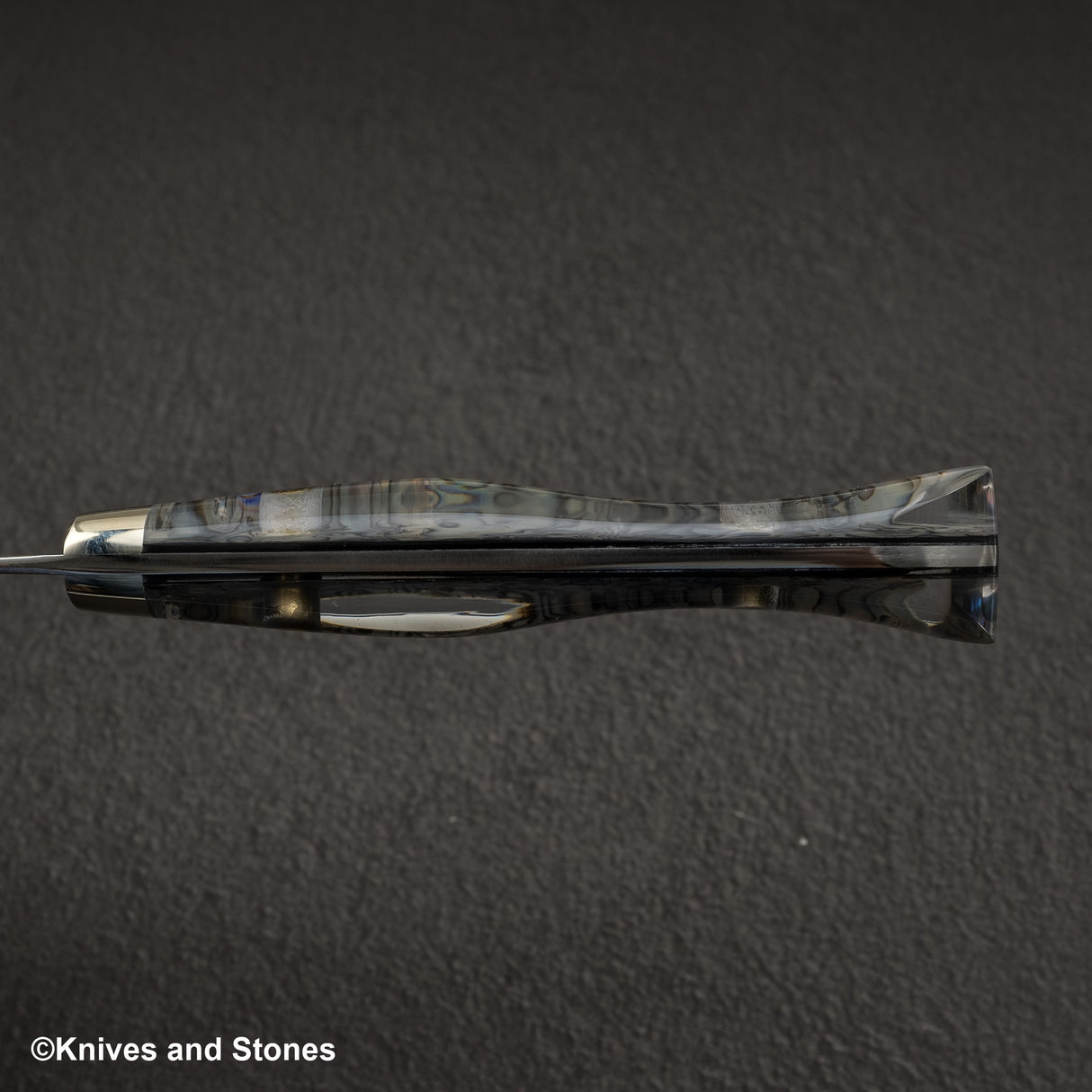 Nigara Anmon (暗紋) SG2 雨滴大馬士革 Petty 150mm 珍珠母貝鑲嵌手柄